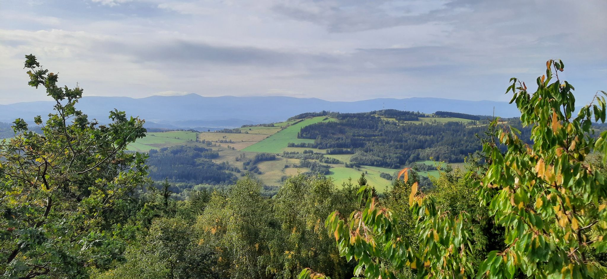 widok z platformy na Okolu