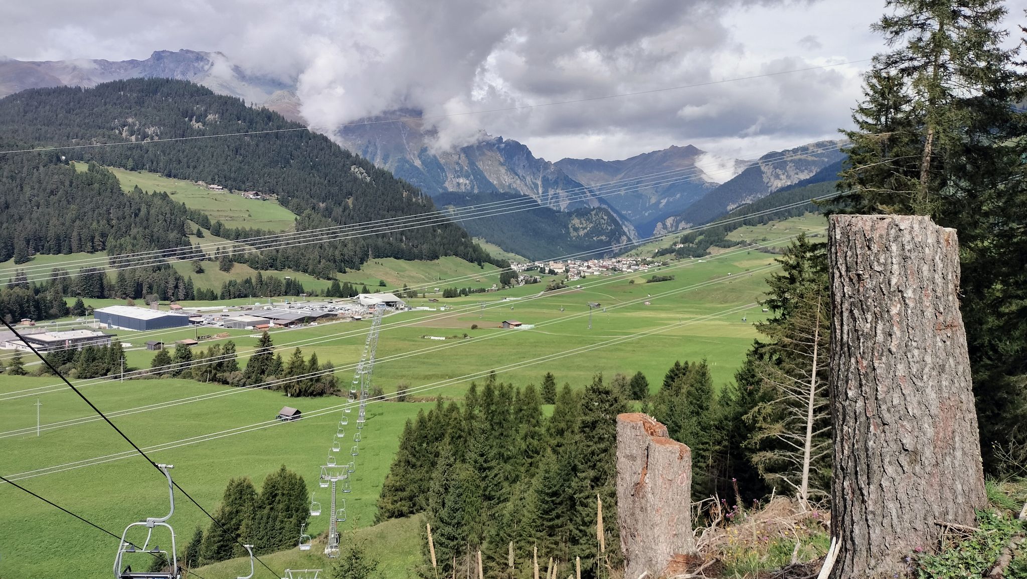 die Wolken verziehen sich