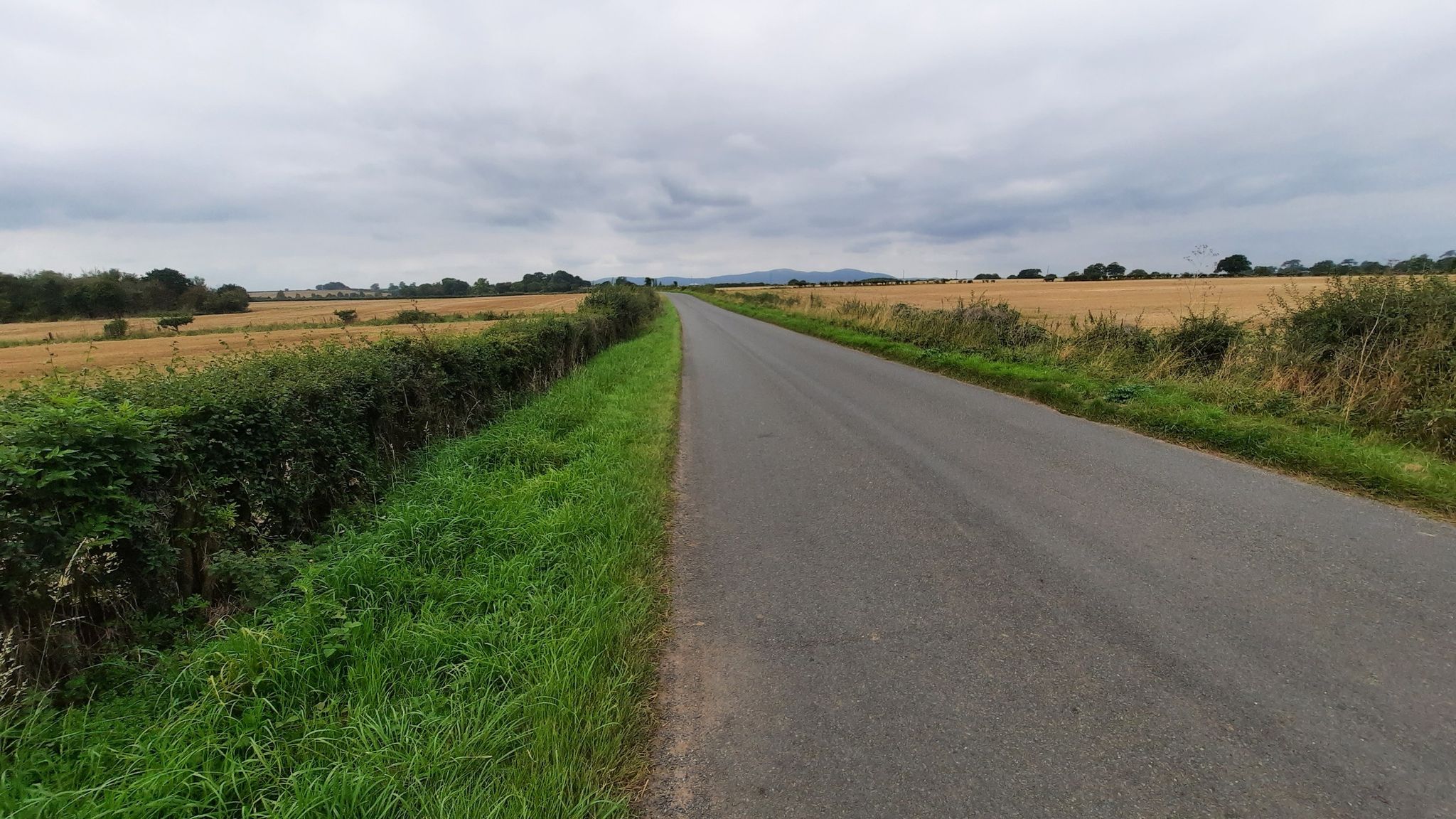open, wide roadways,flat