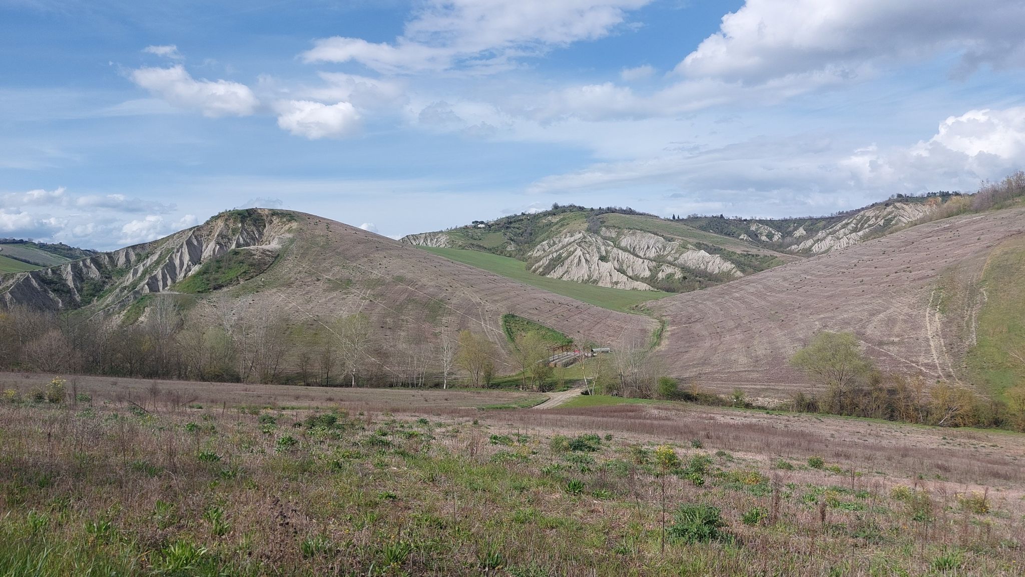 Die Landschaft ist erodiert.😅