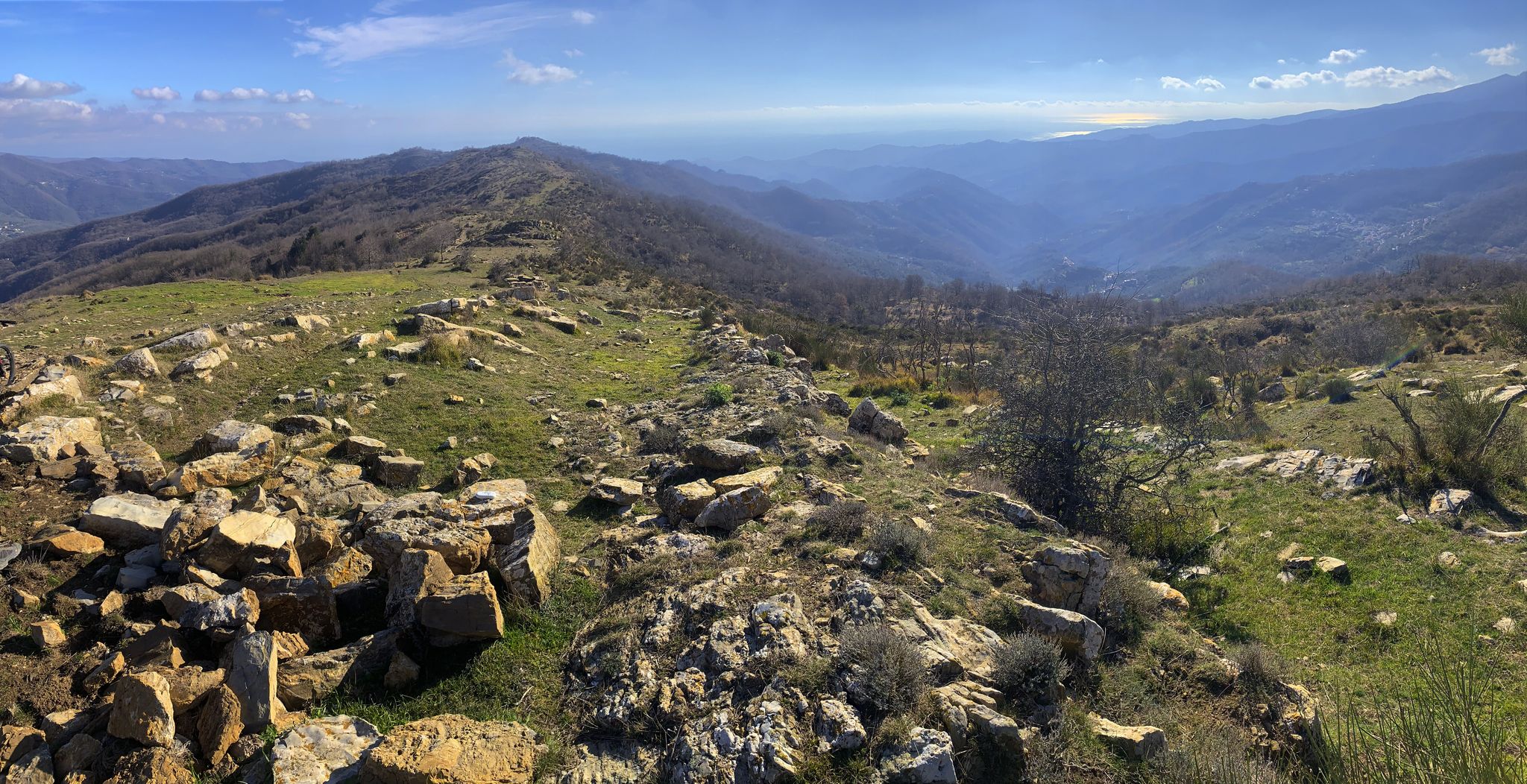 La foschia non può rovinare la magnifica vista