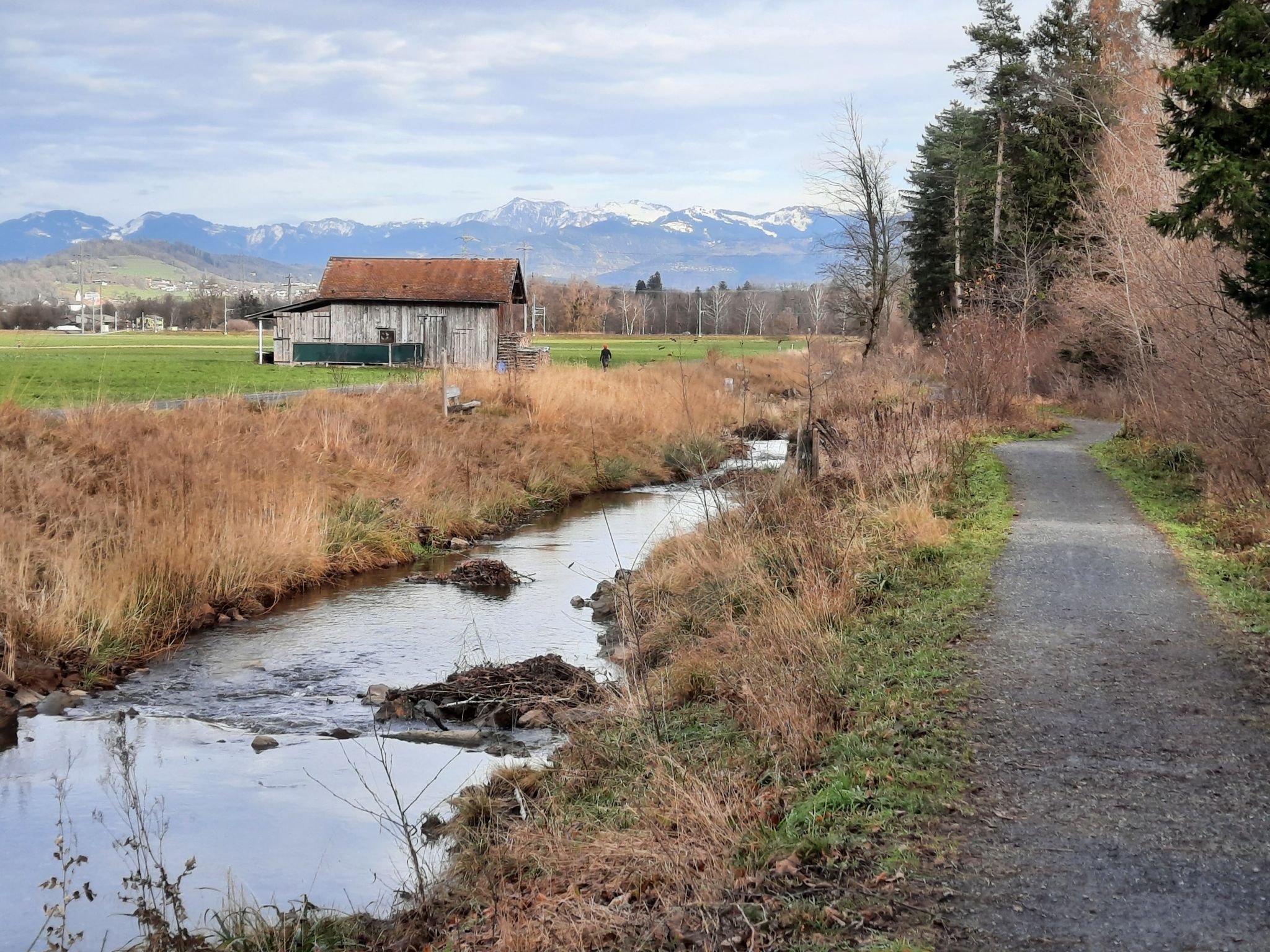 renaturierter Grabser Bach