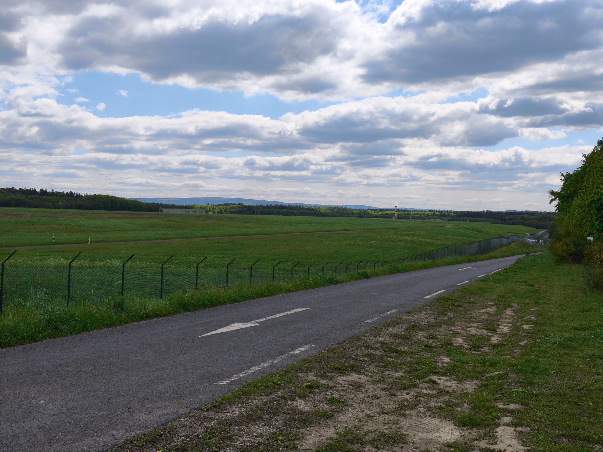 Star- und Landebahn Flughafen Hahn
