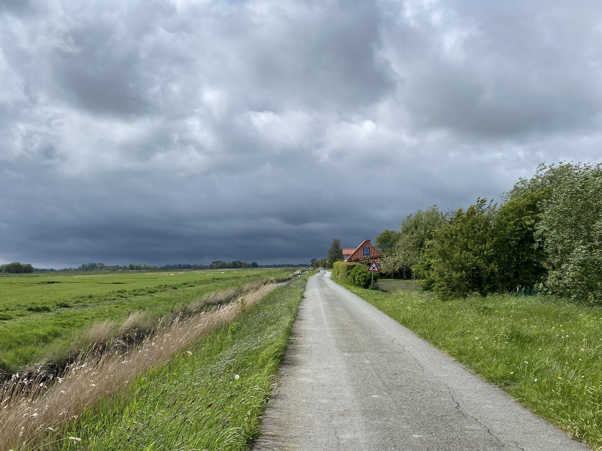 Blick zurück, hoffentlich holt mich das nicht ein