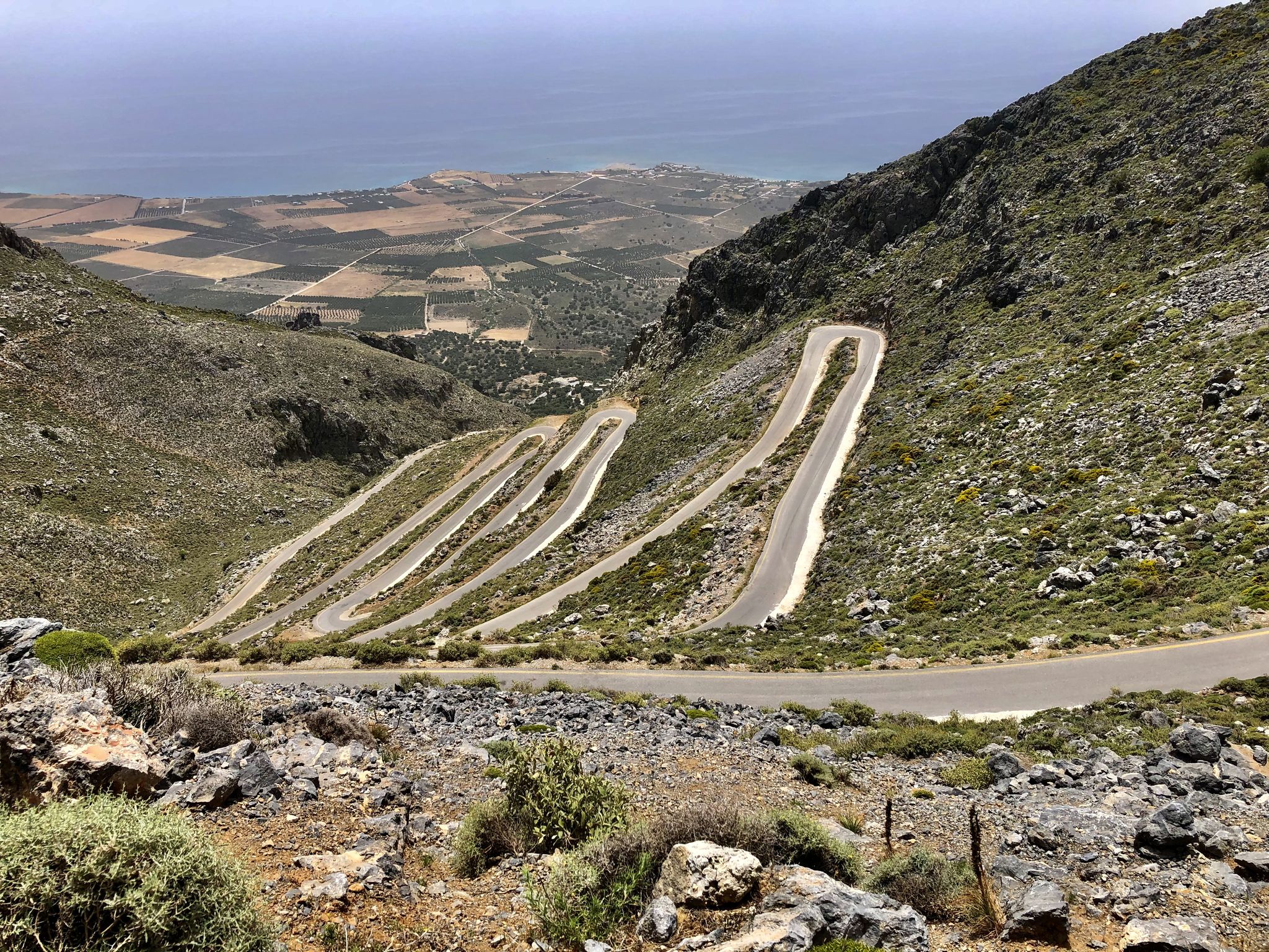 Col de Kallikratis, une belle montée, une belle descente!