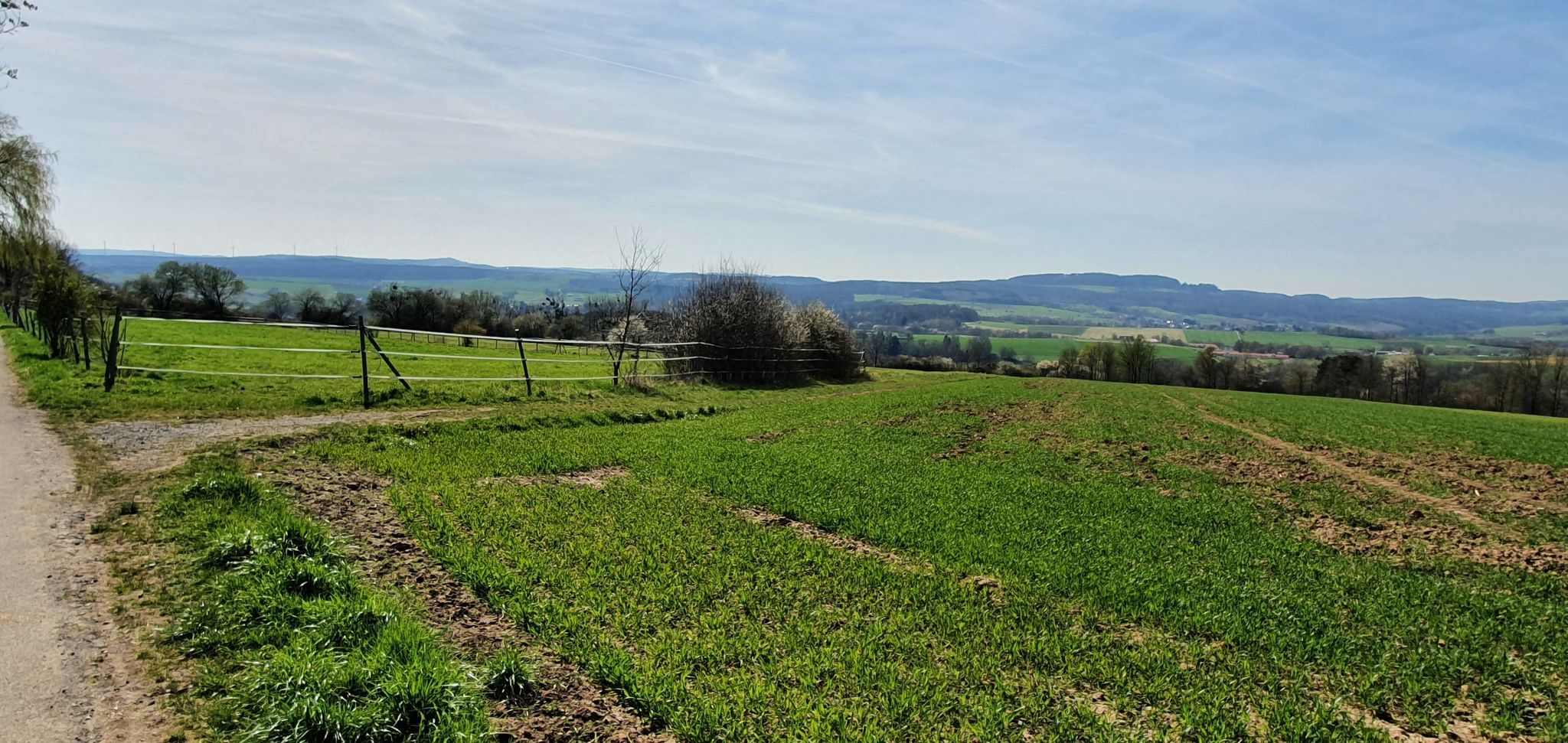 10 km freie Sicht