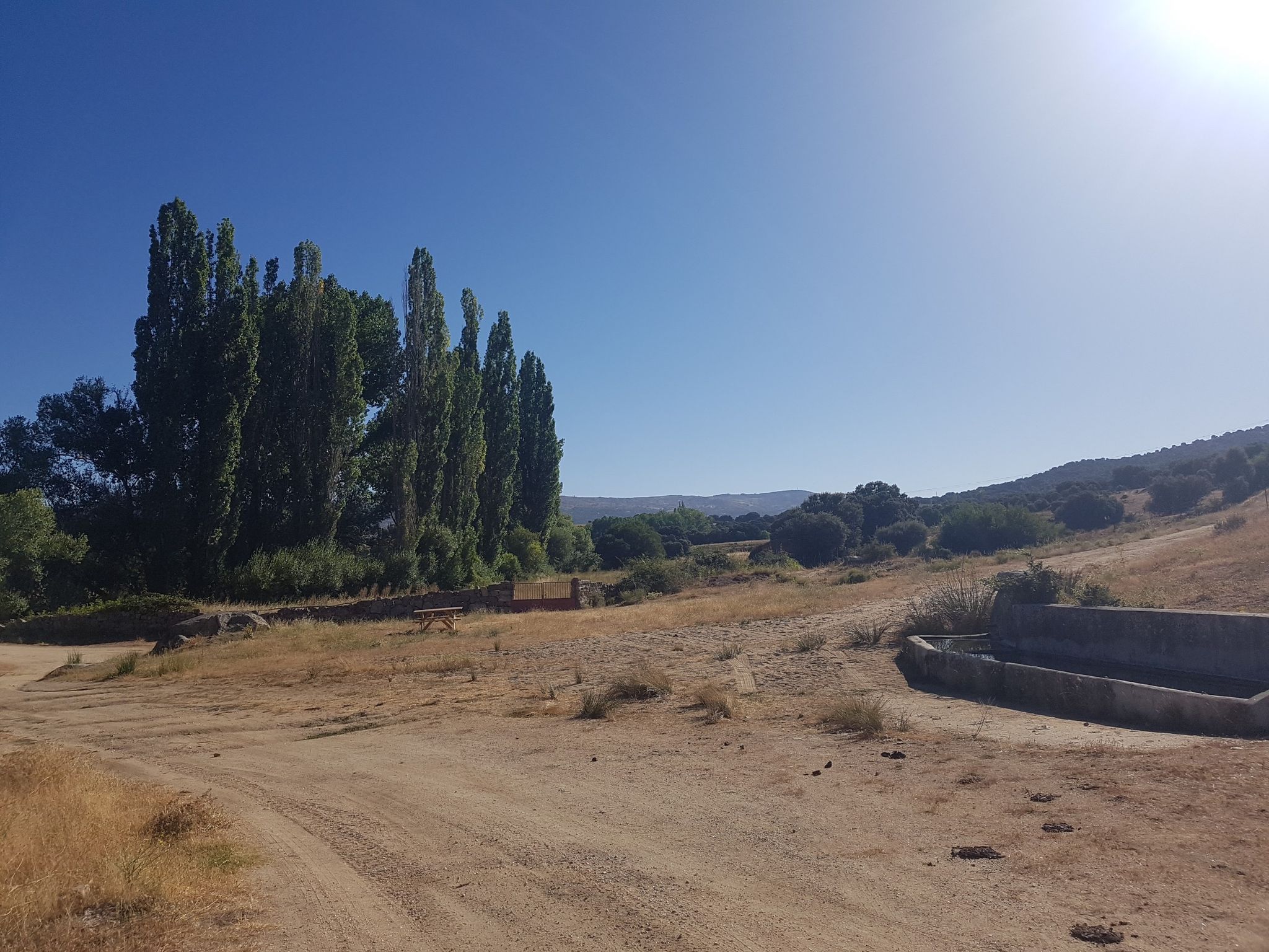 Casi a las puertas del Castillo, una pequeña parada para refrescarse