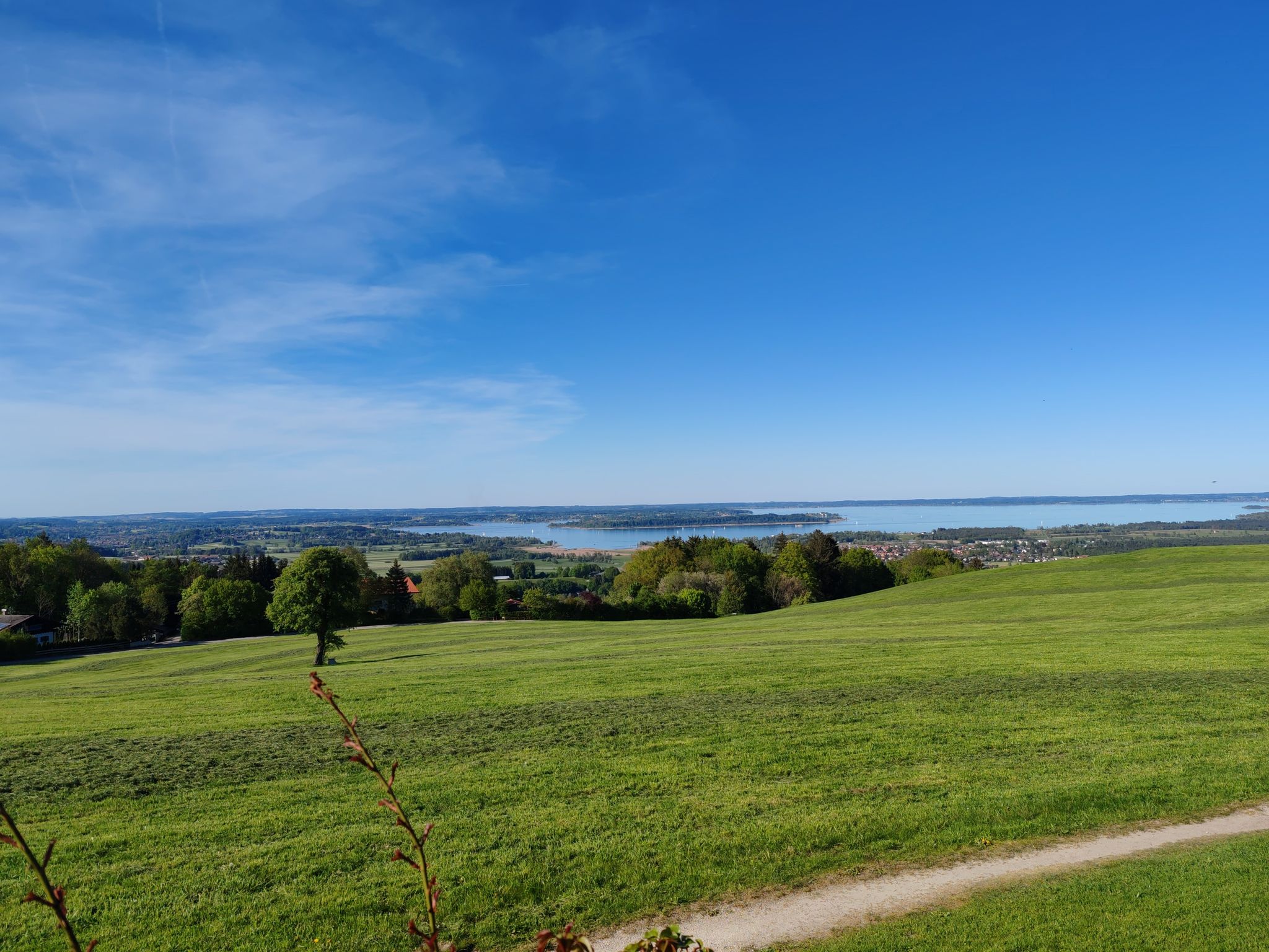 Blick von dr Seiser Alm👍🏻 auf den Chiemsee