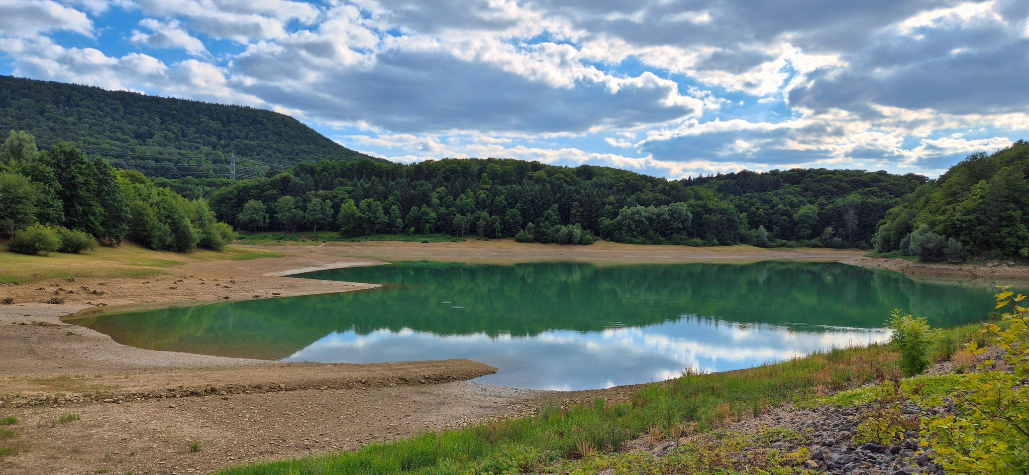 Energieriegel-Vesperpäusle am Stausee Glems