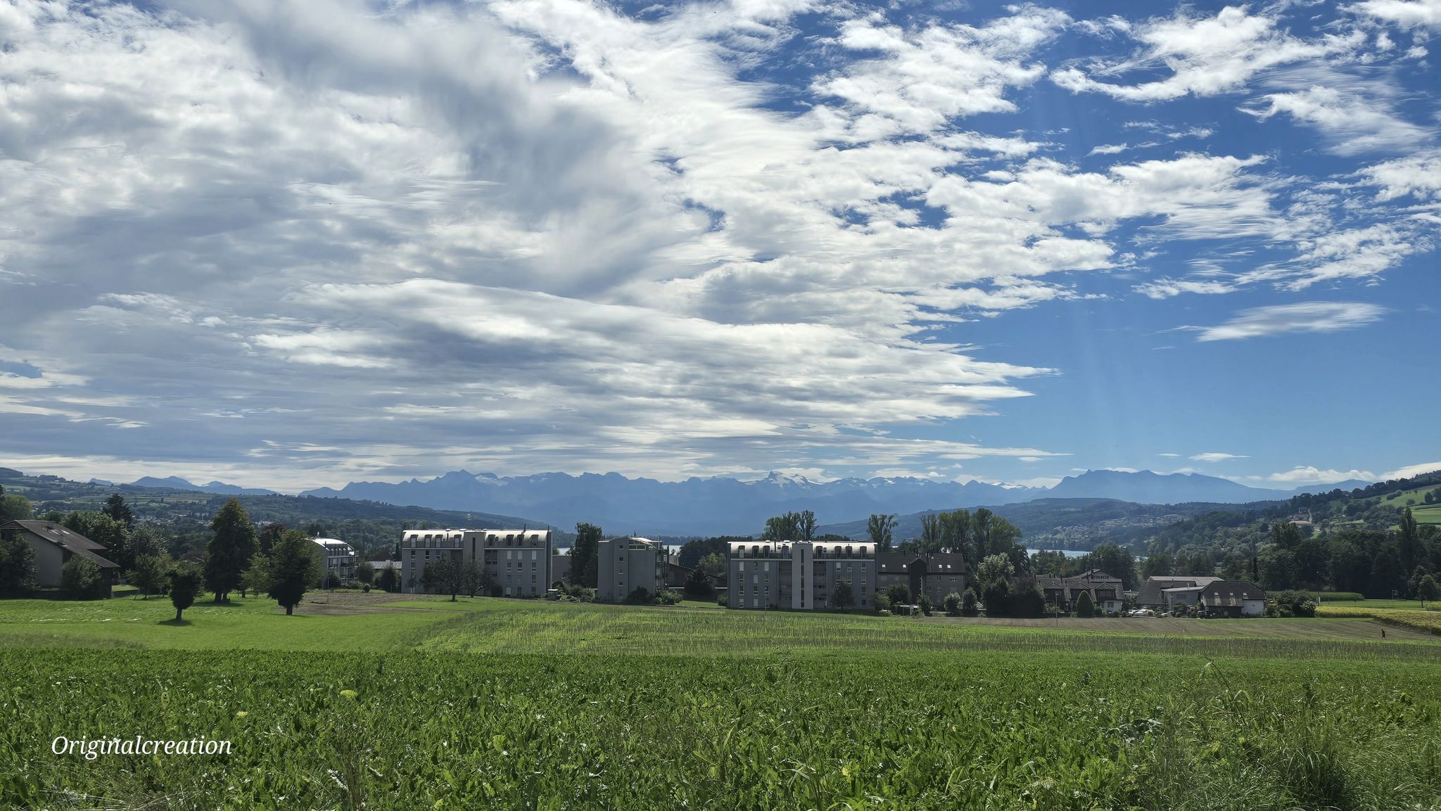 Blick auf die Berge