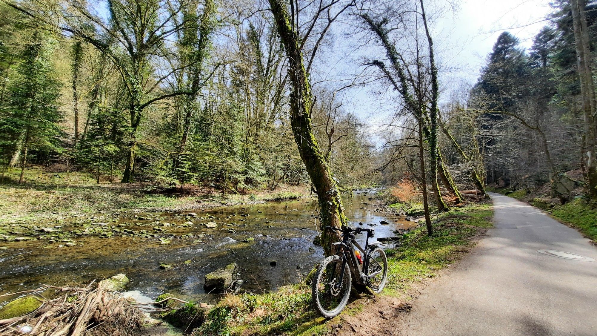 Würmtalradweg, kurz vor Pforzheim 