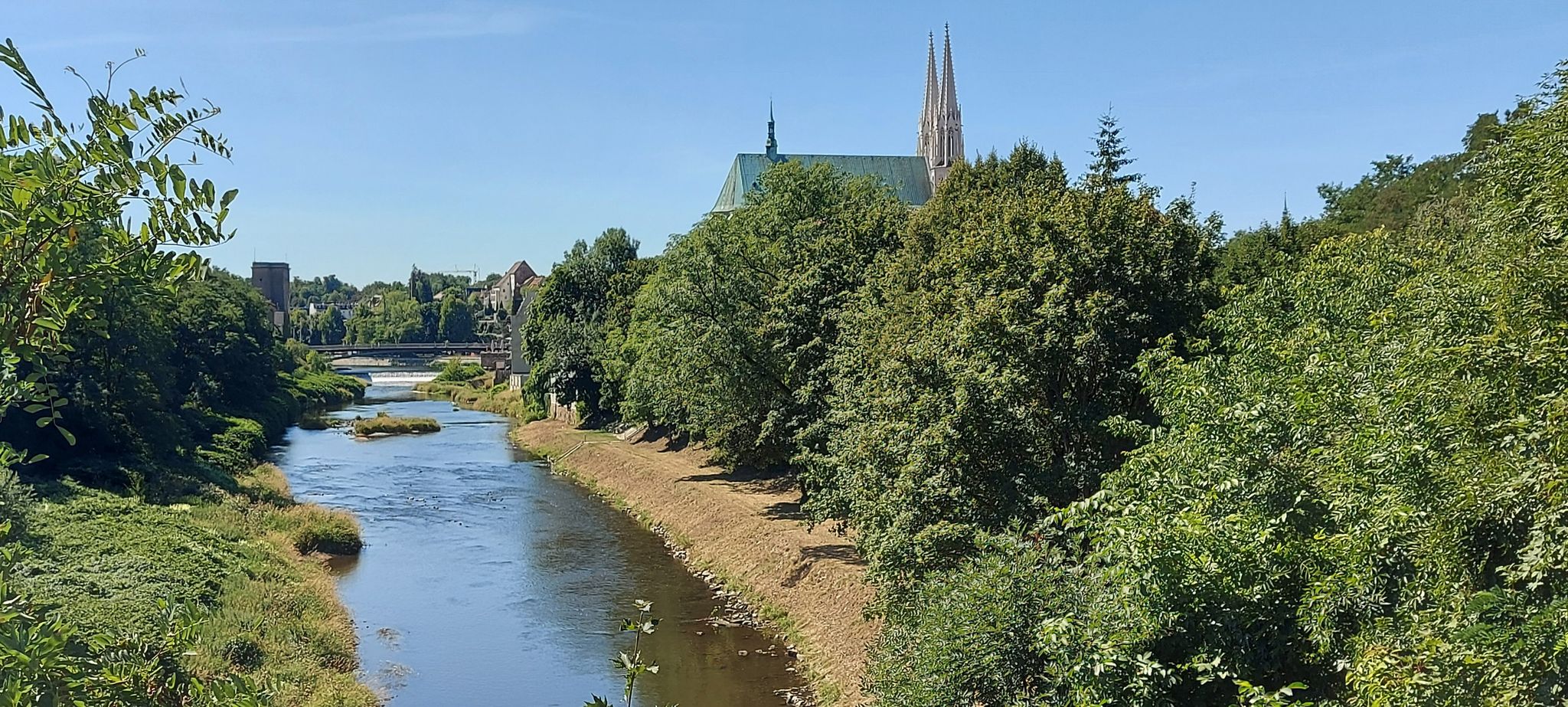 Blick auf die Neisse bei Görlitz