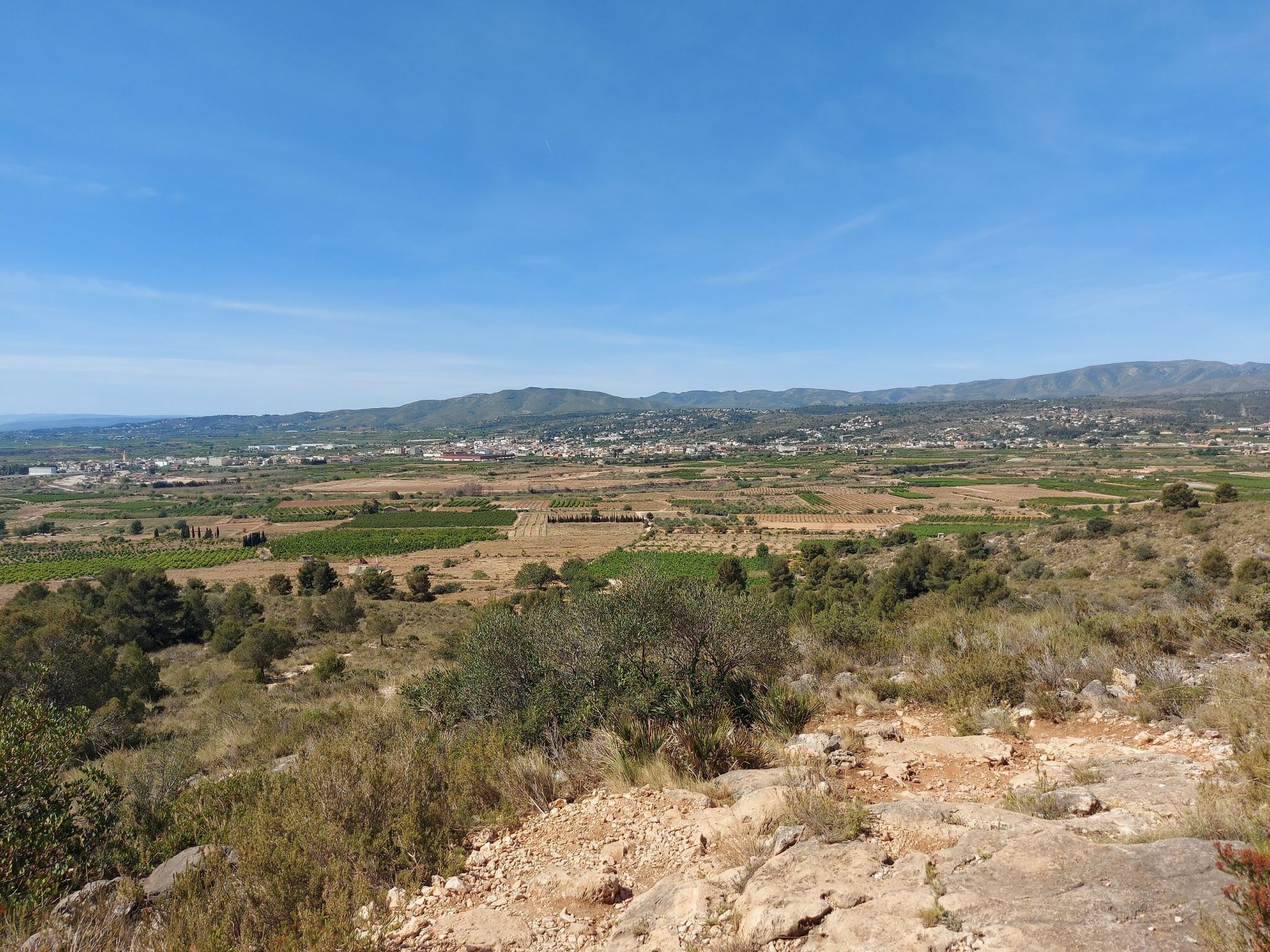 vista desde el mirador del estepar