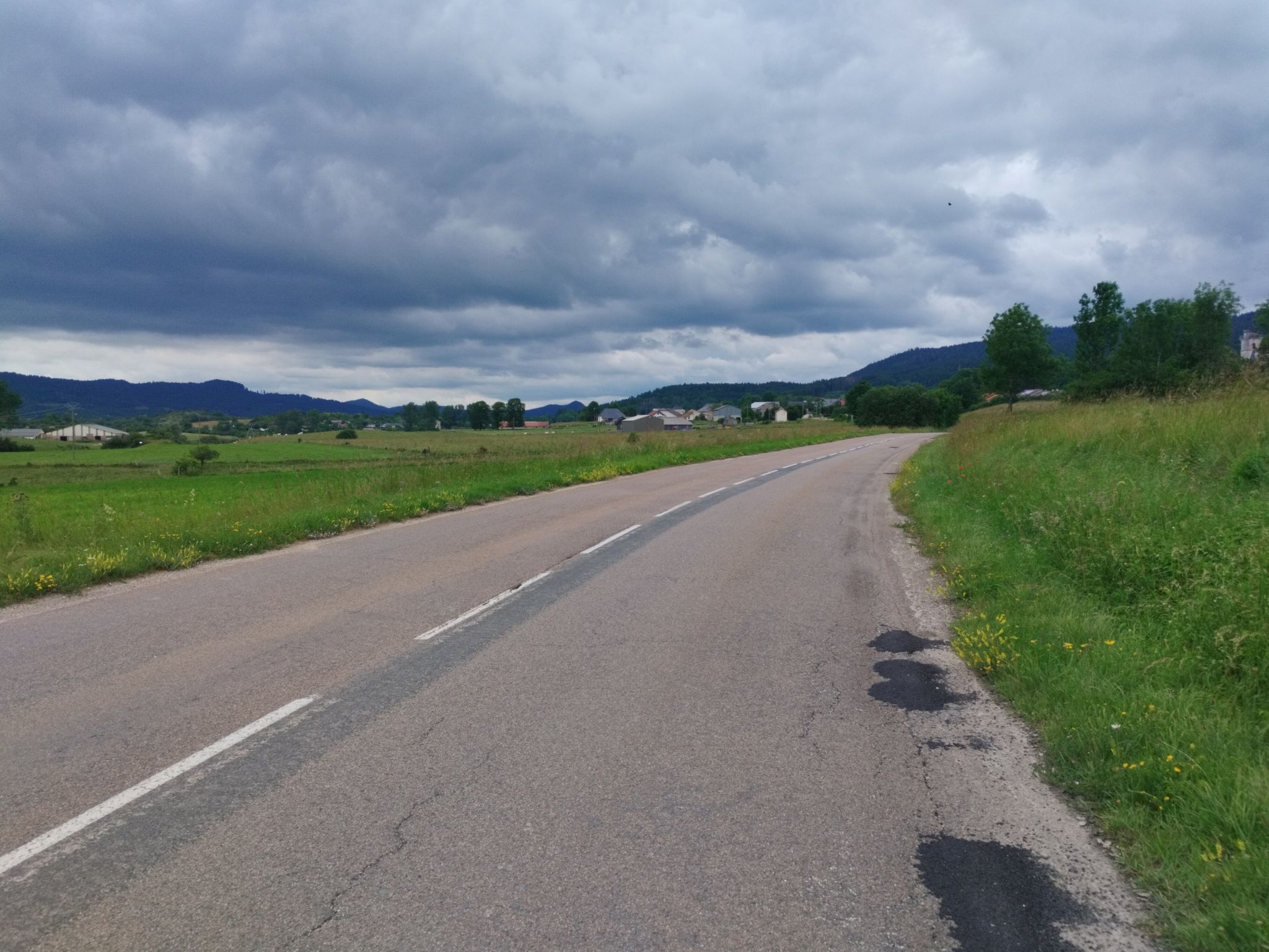 D21, auf der Hochebene von Hauteville