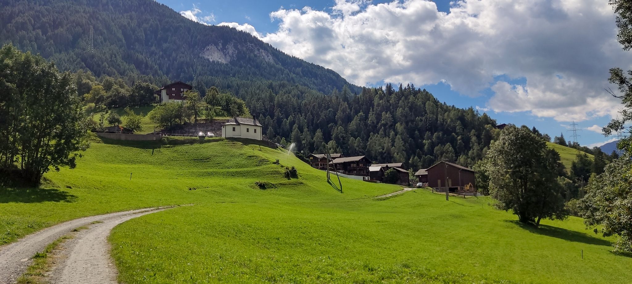 Blick auf Bächerhiischere