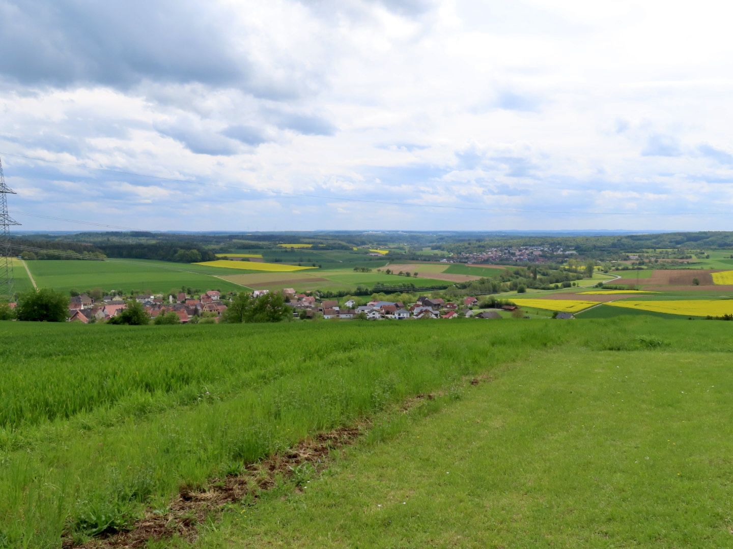 Panoramablick über Rinschheim