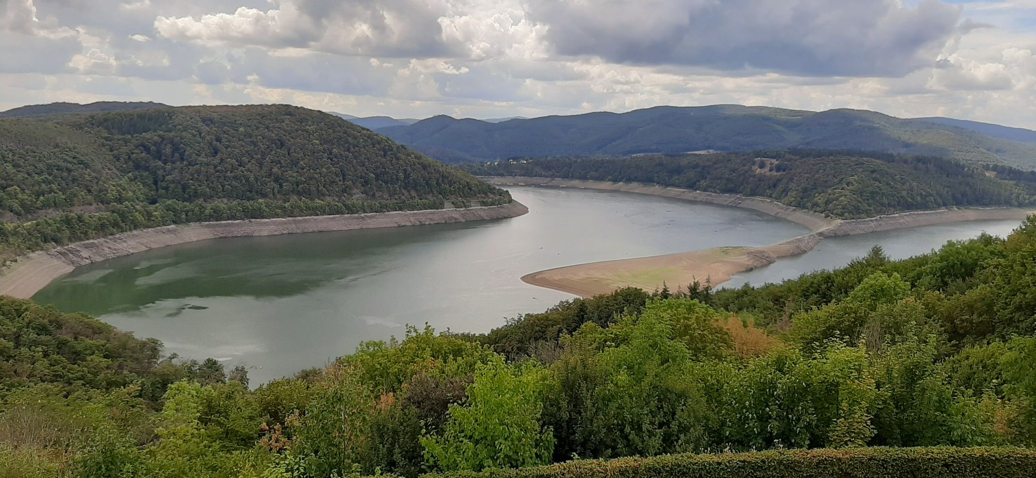 Edersee von Richtung Waldeck