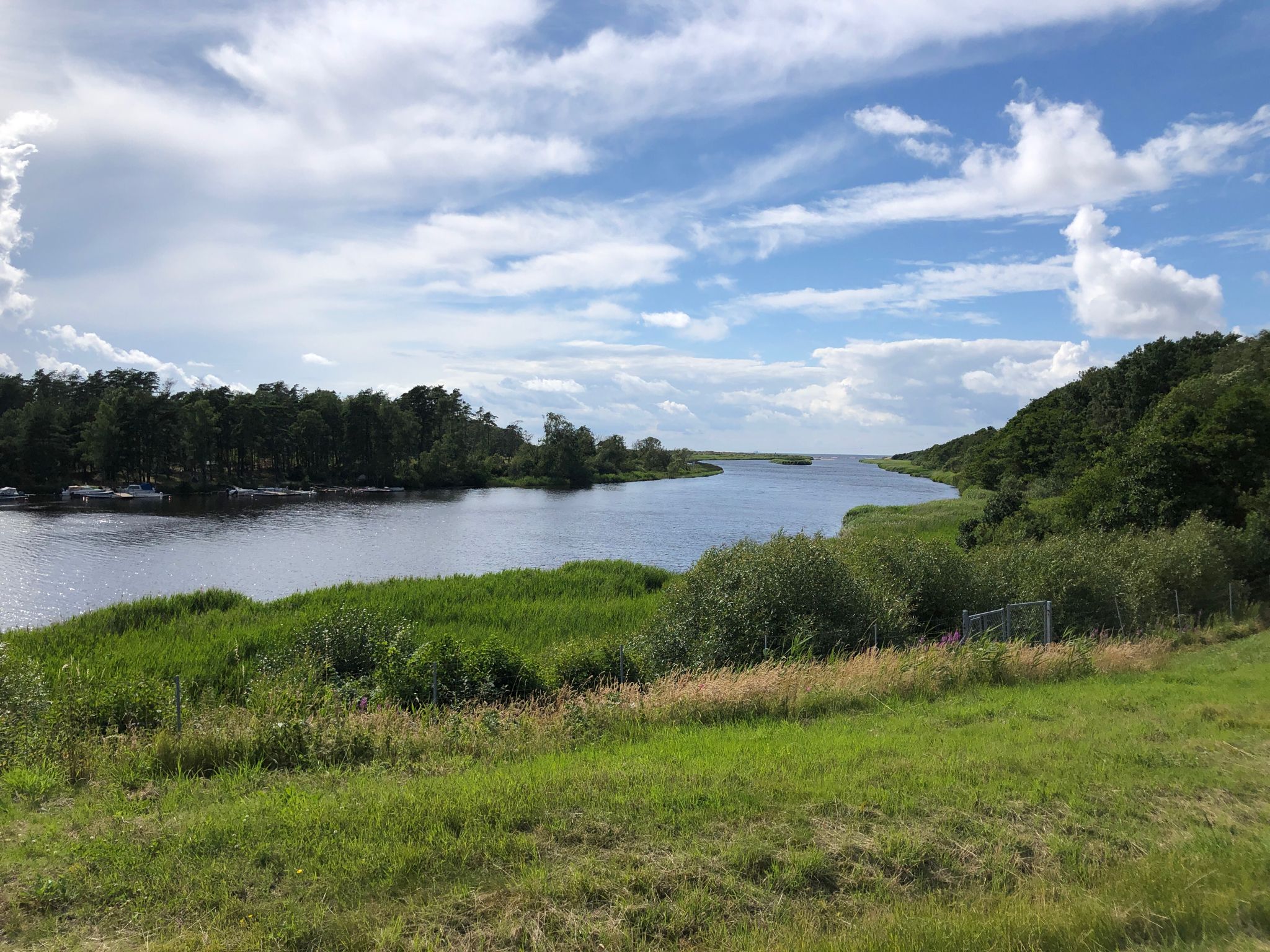 Lagan Mündung bei Laholm