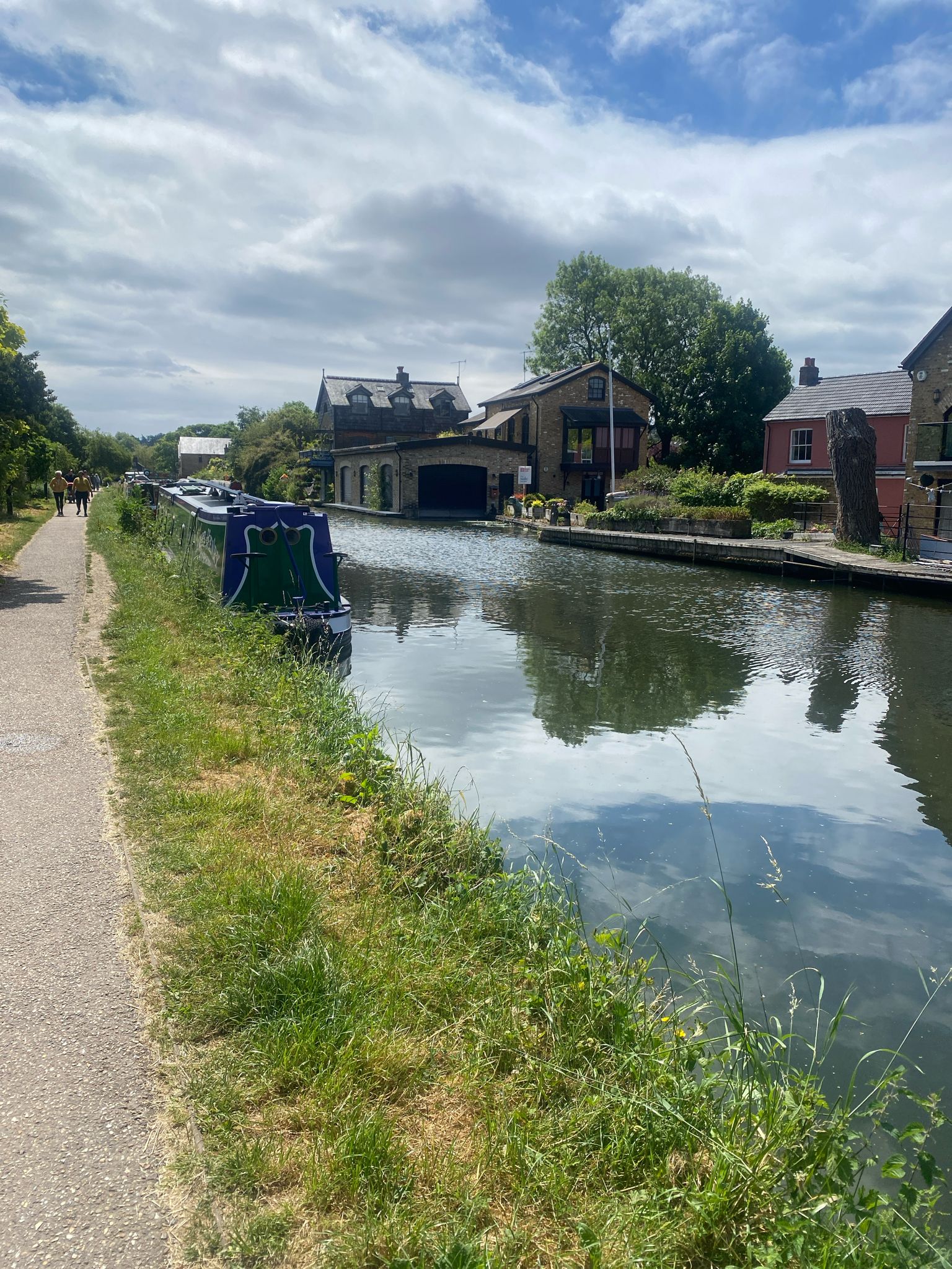 Canal-side walk