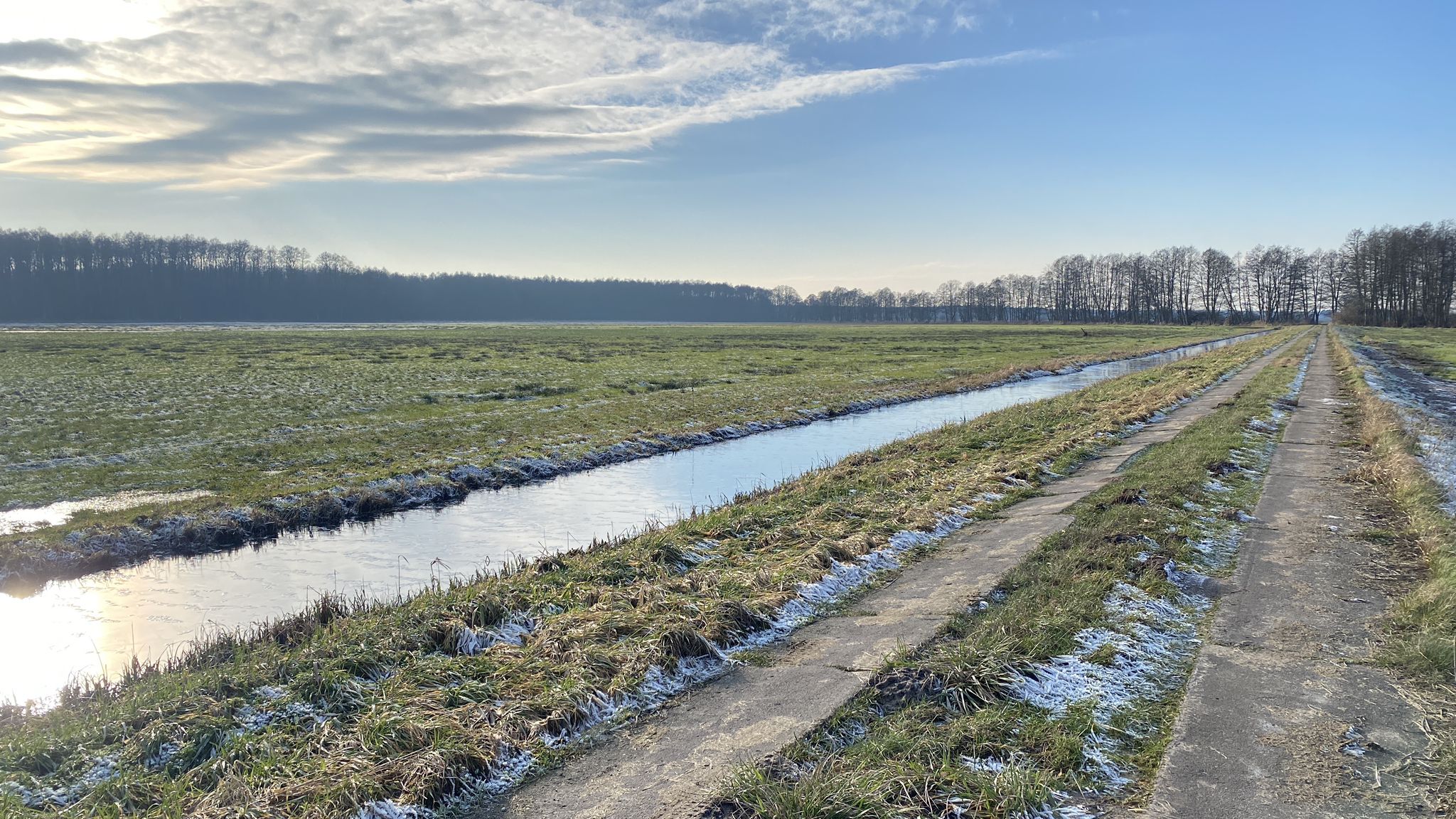 schöne Landschaft auch im Winter