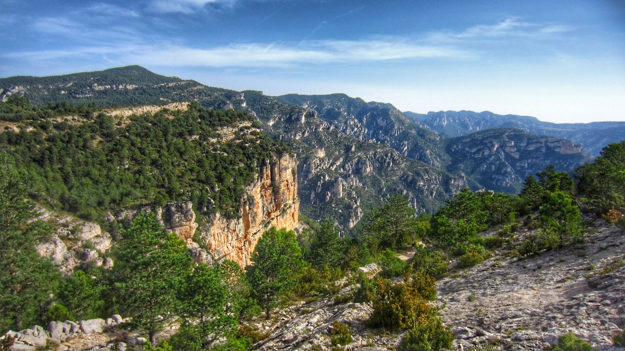 Panoràmica NE des del Camí al Portell de l'Infern