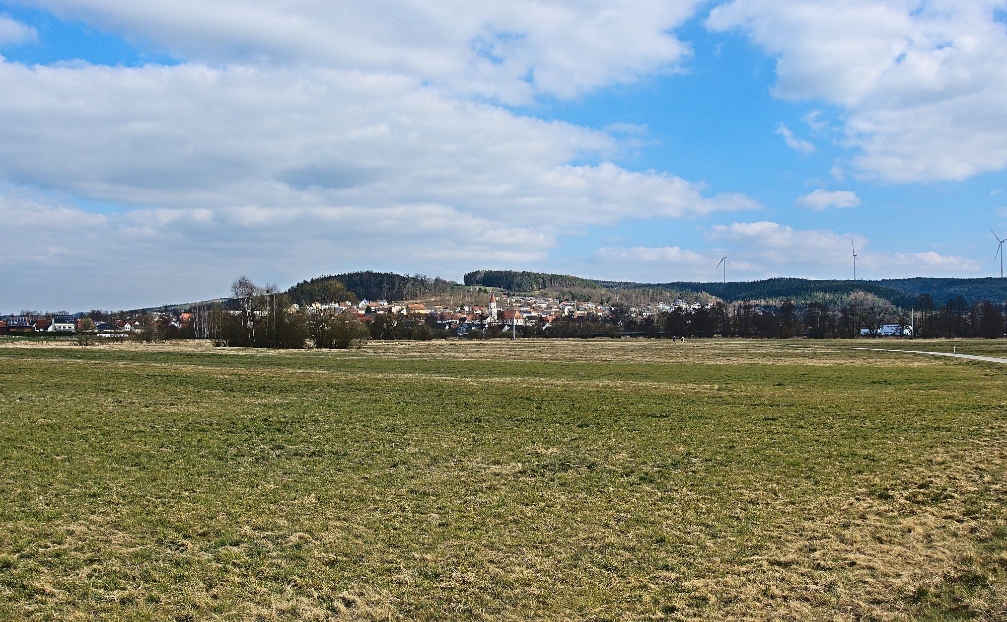 Blick zurück nach Luhe-Wildenau