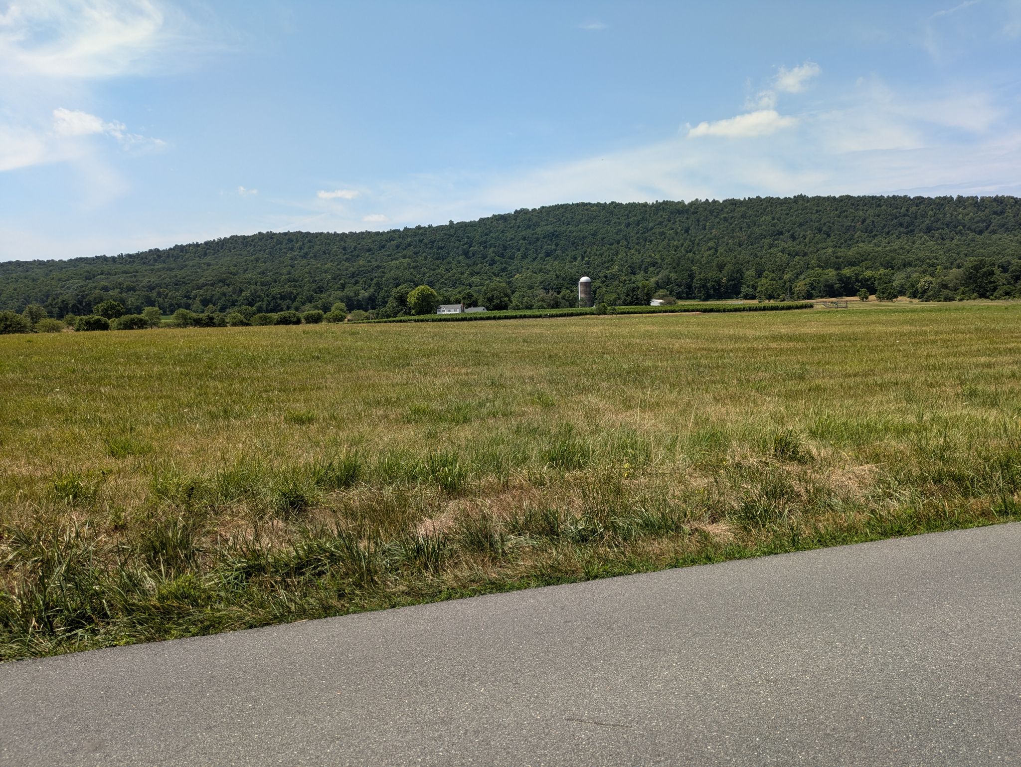 Looking West to the foothills of the Blue Ridge