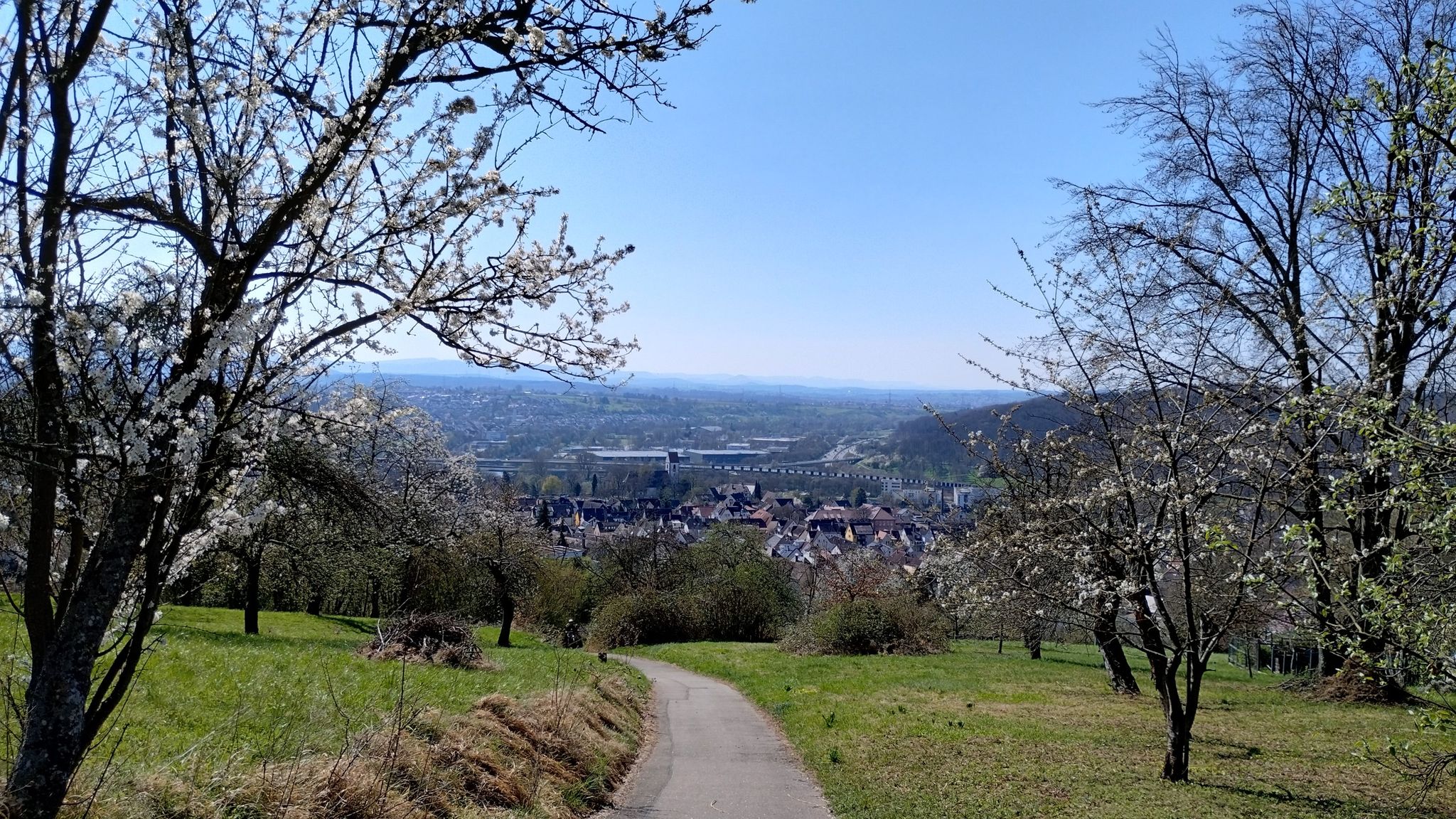 Steil hinab nach Plochingen
