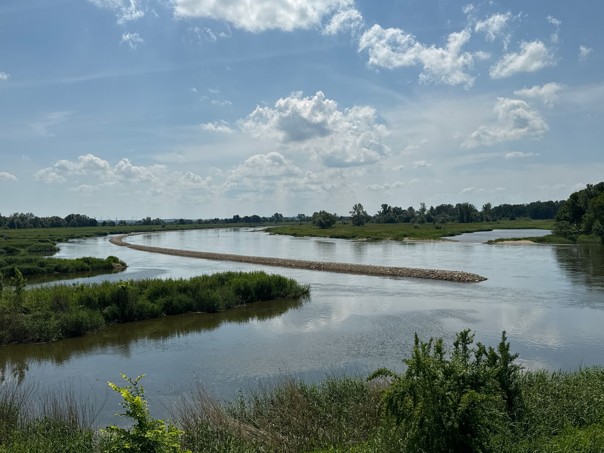 Oderblick nach Süden