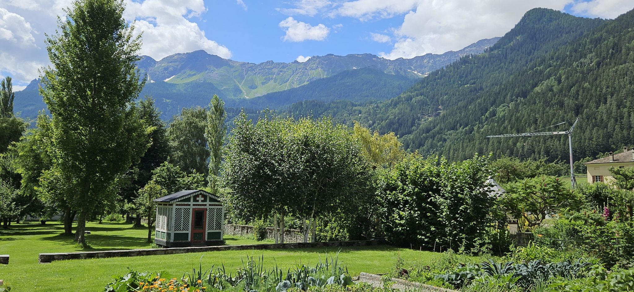Garten an der Via di Palaz