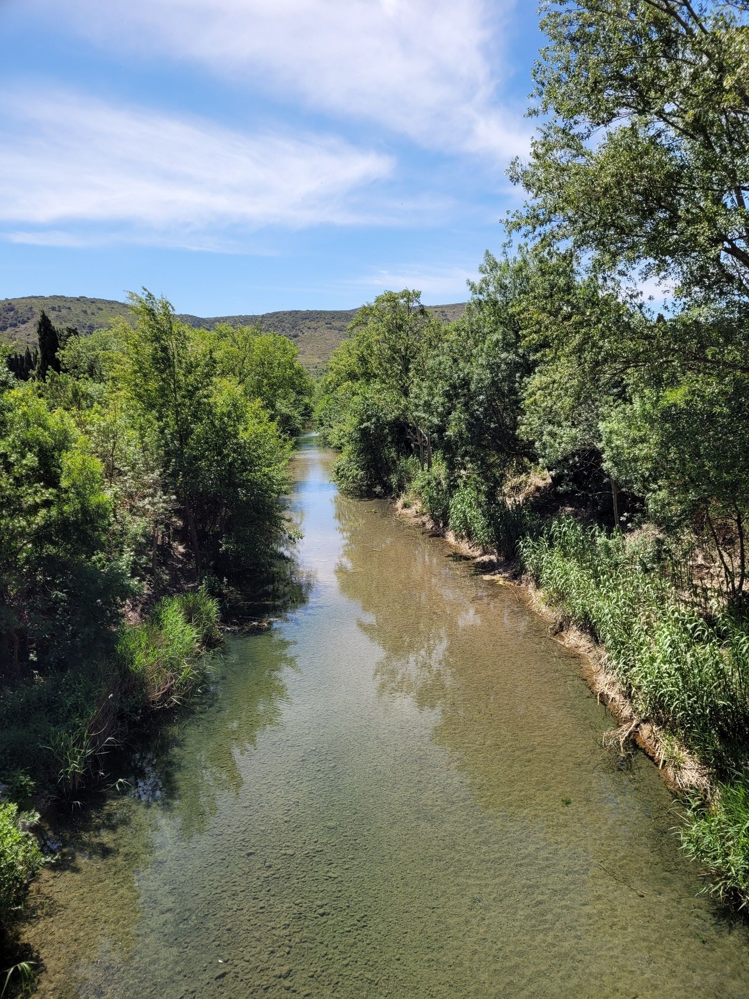 Blick von der Pont de Paziols