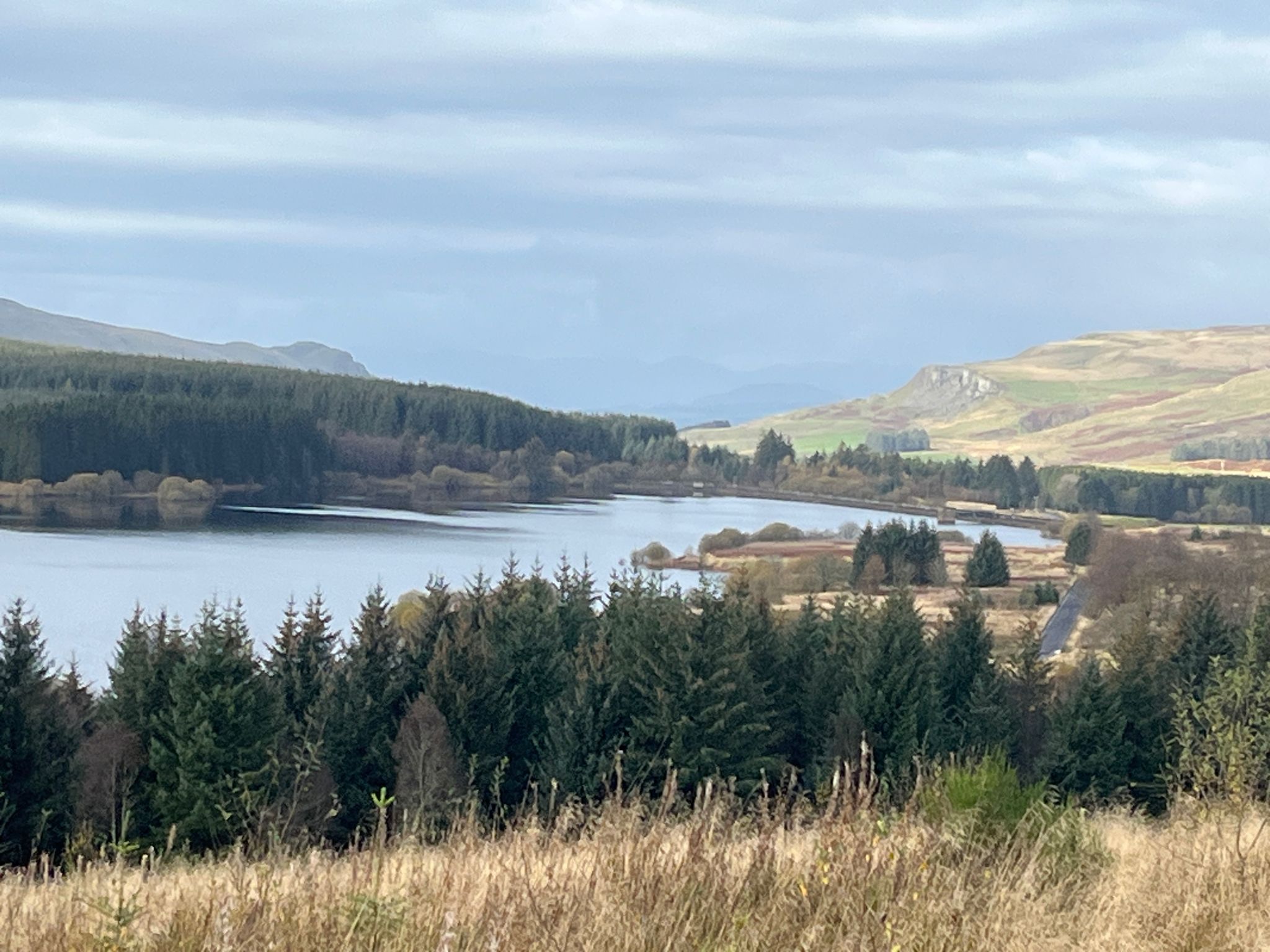 Northern end of Carron Valley Reservoir