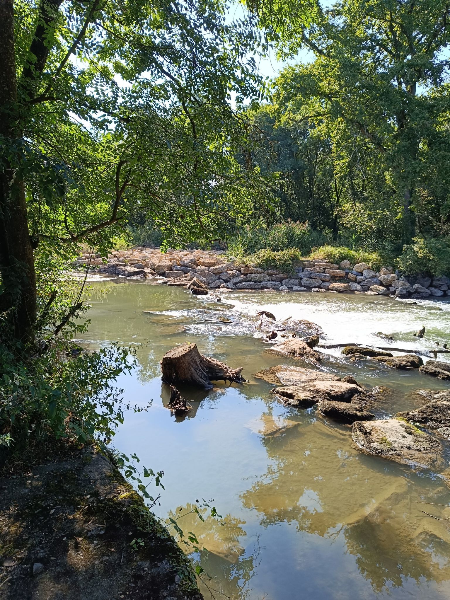 "Cascade" sur la Bourbes