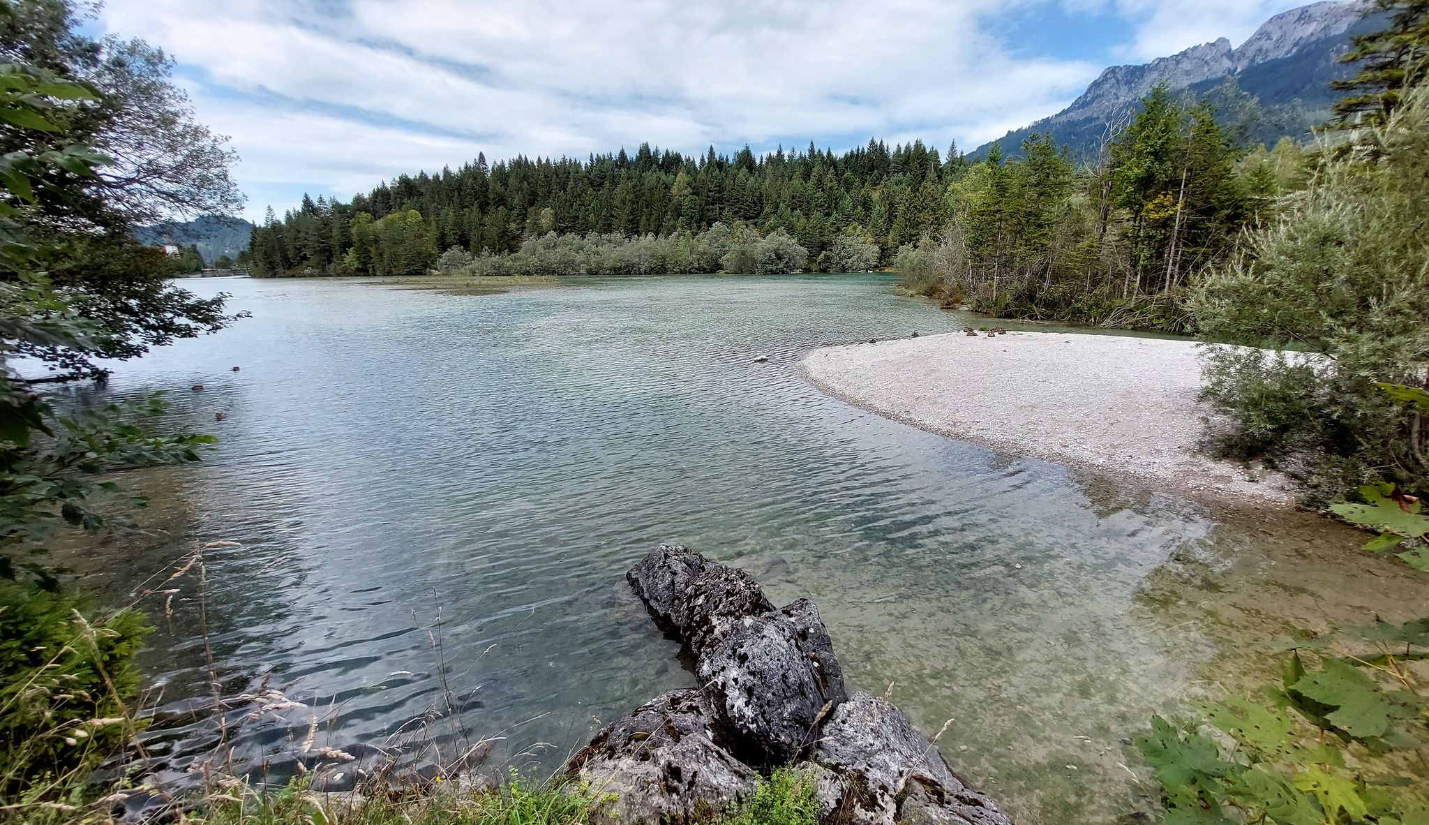 Am Hüttenmühlsee bei Reutte