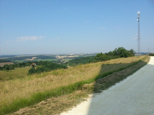 am ende der Schotterpiste .... nach ca. 1km mit Durchschnittlich 7-10%  Steigung