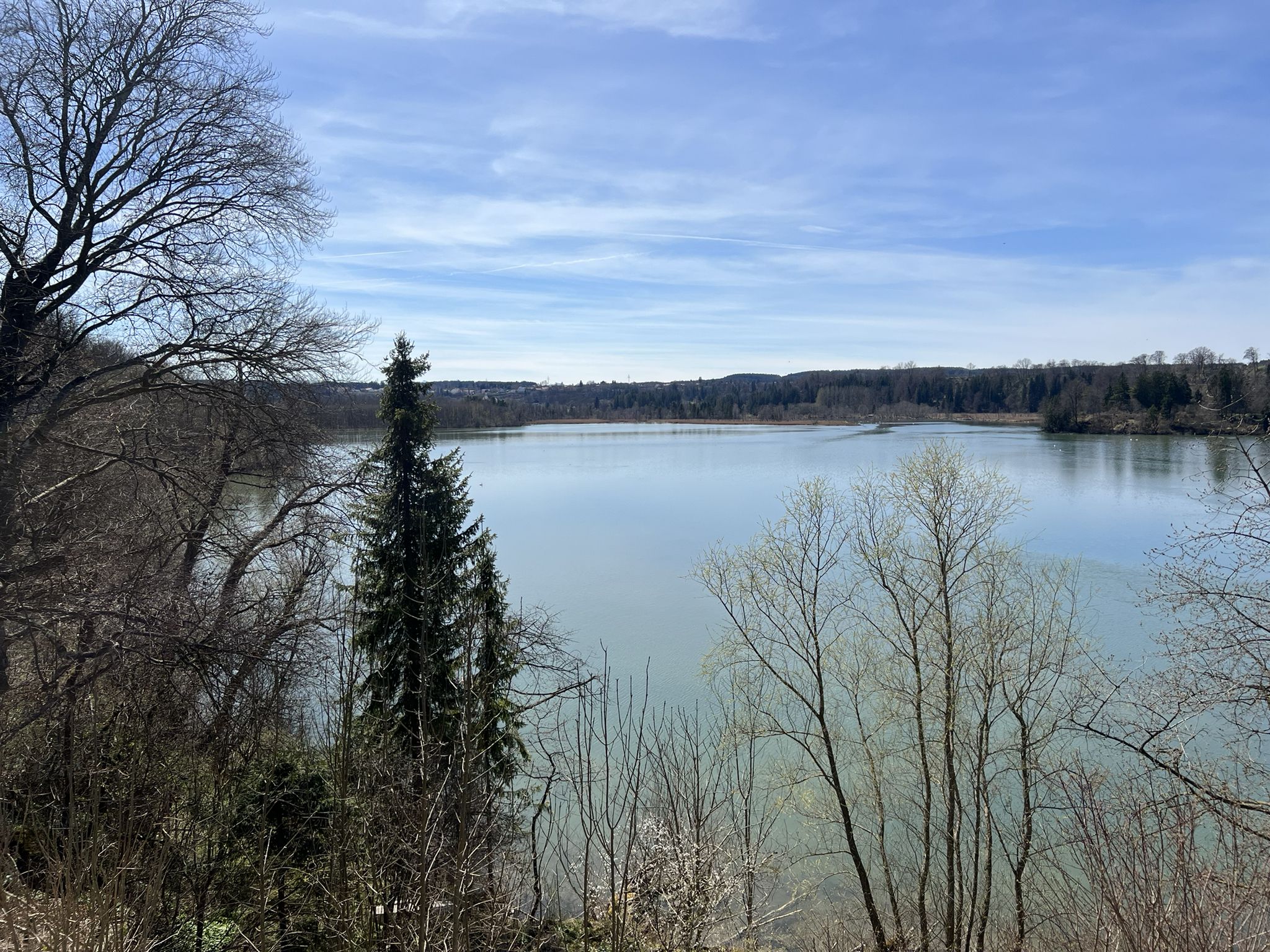 Der Lech..die Sicht von Apfeldorf..