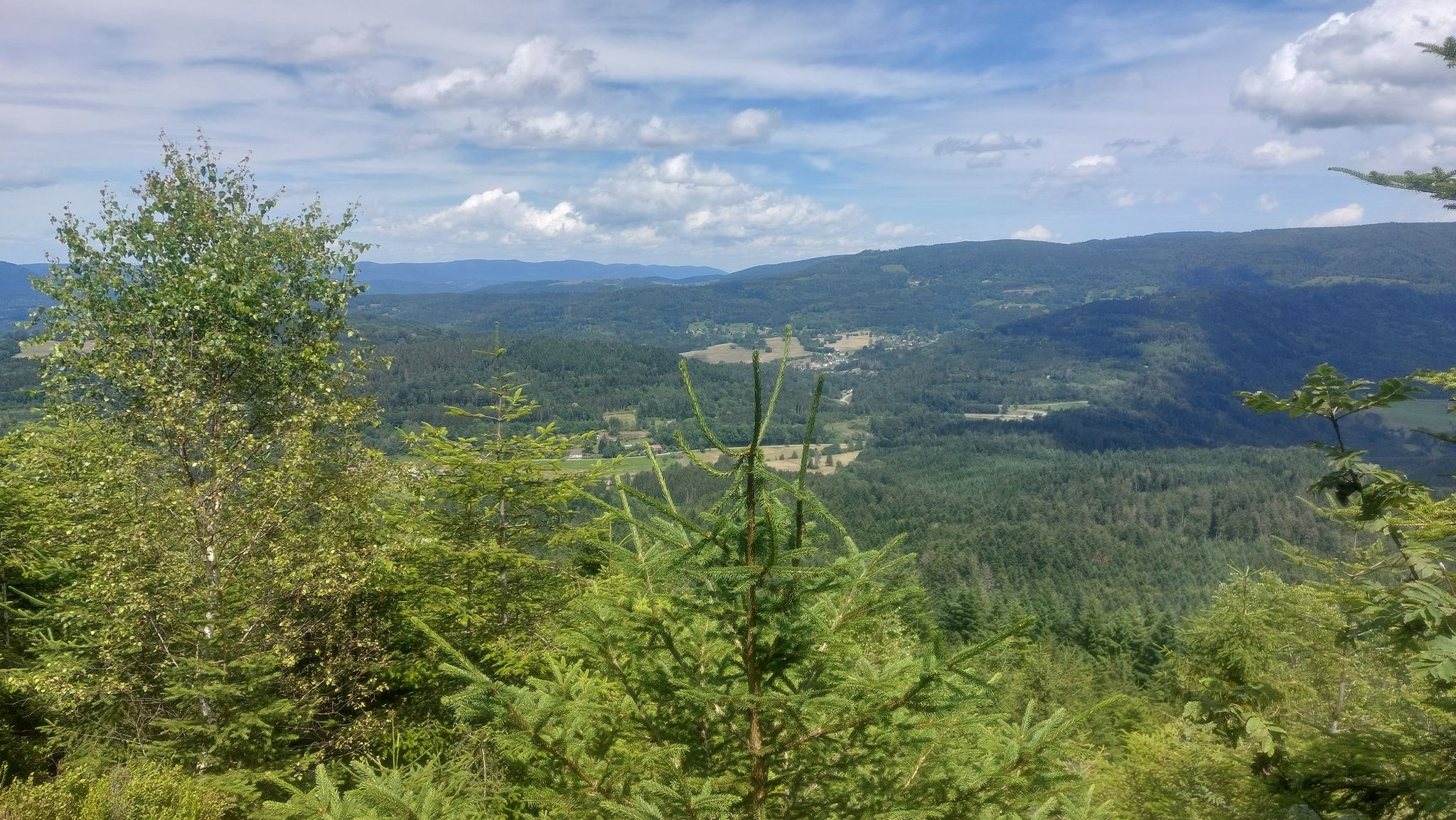 Blick hinüber nach Stampoumont
