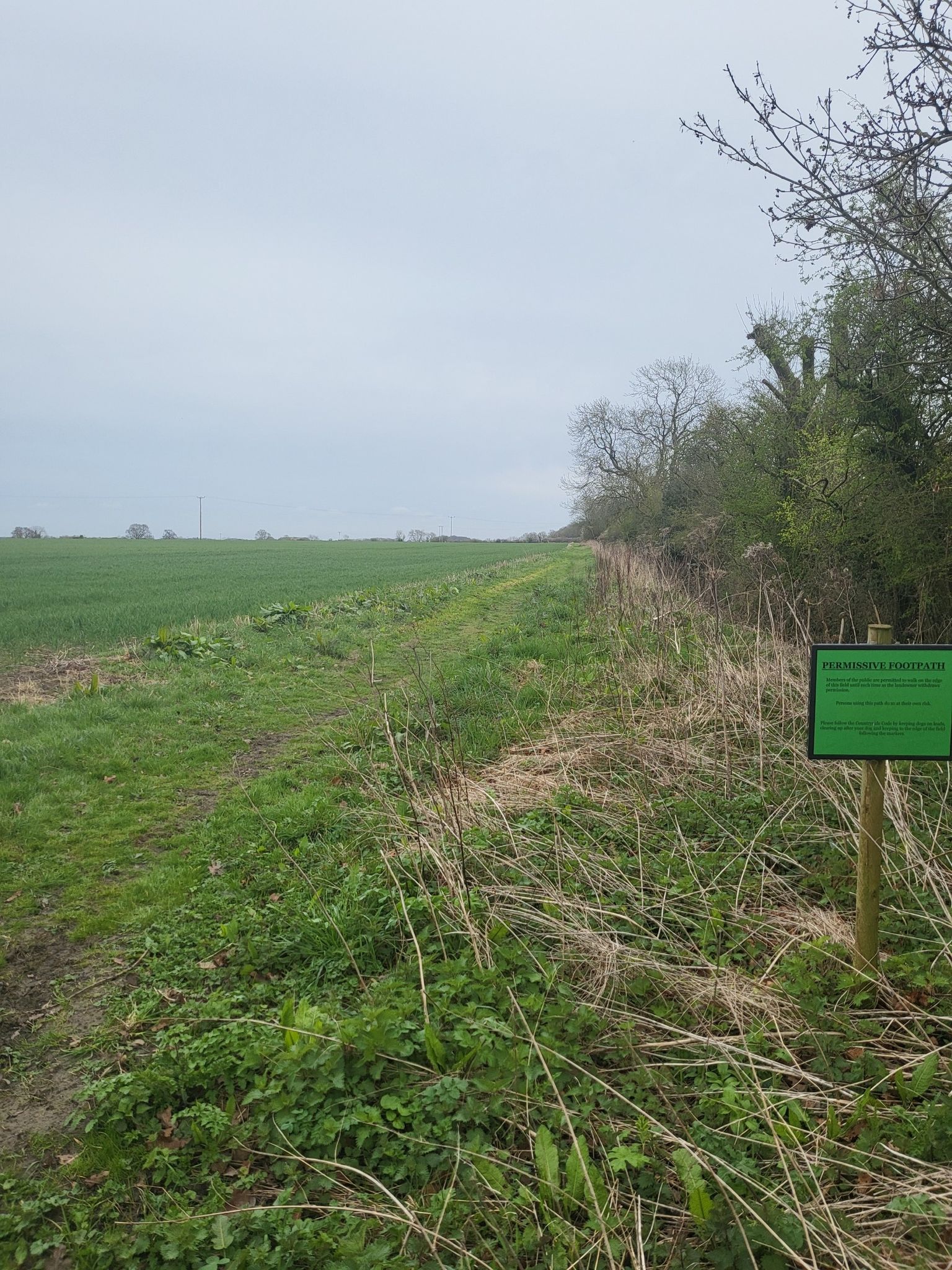 First footpath