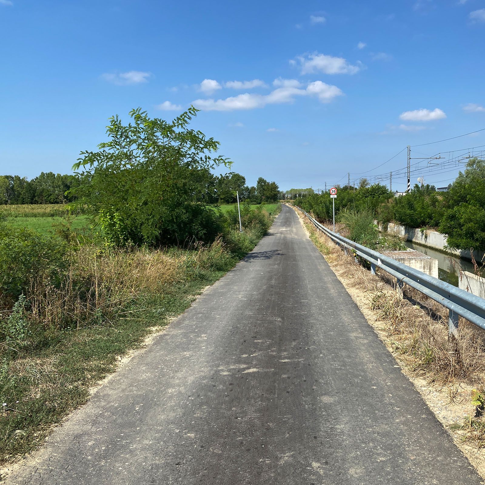 pista ciclabile AL/SOLERO; tratto completo Astuti/Solero