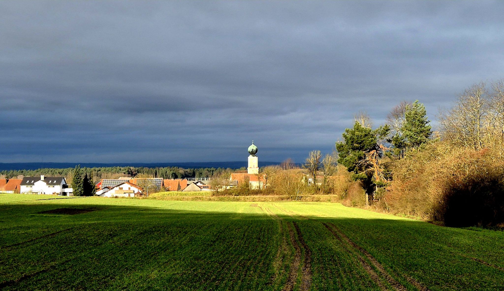 Lichtspiel bei Mühlhausen