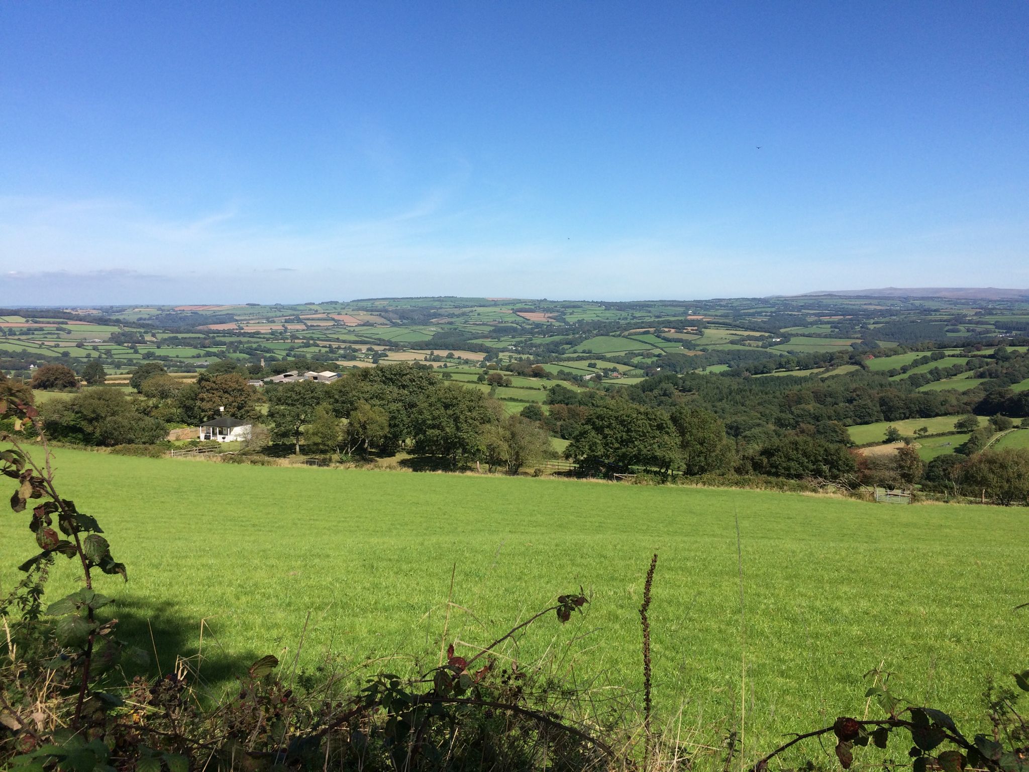 Views looking north form Kit Hill