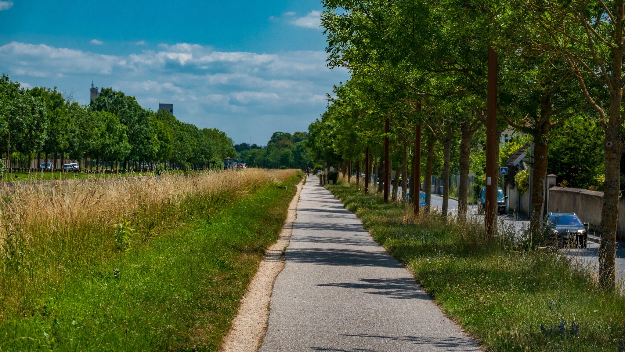 Groene route langs het Canal de la Marne à l'Aisne
