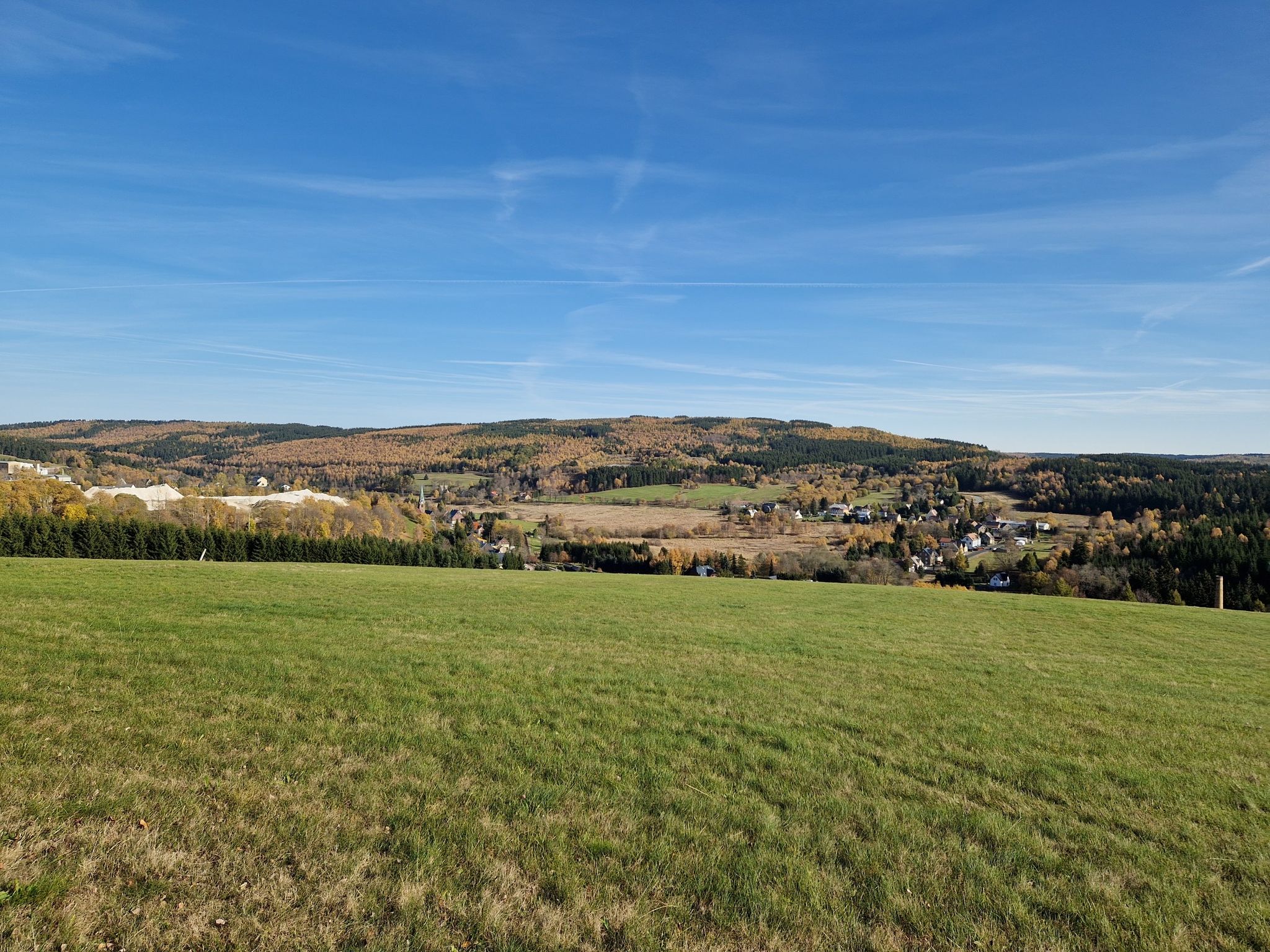 Ausblick auf Hammerunterwiesenthal
