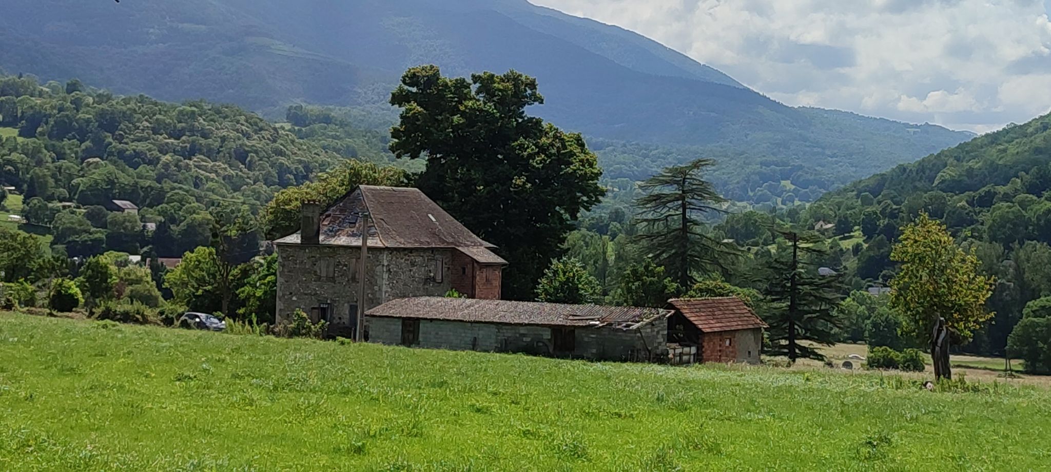 Landschaft bei Audressein
