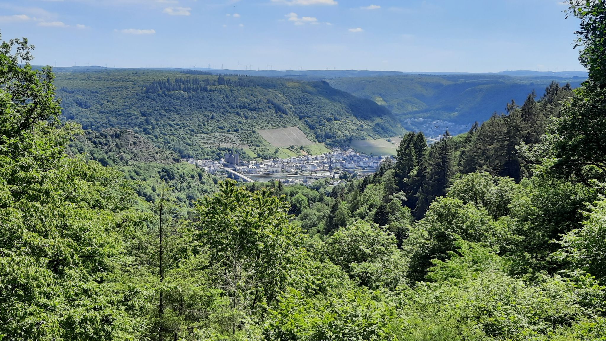 Blick von der Schutzhütte Wilhelmshöhe