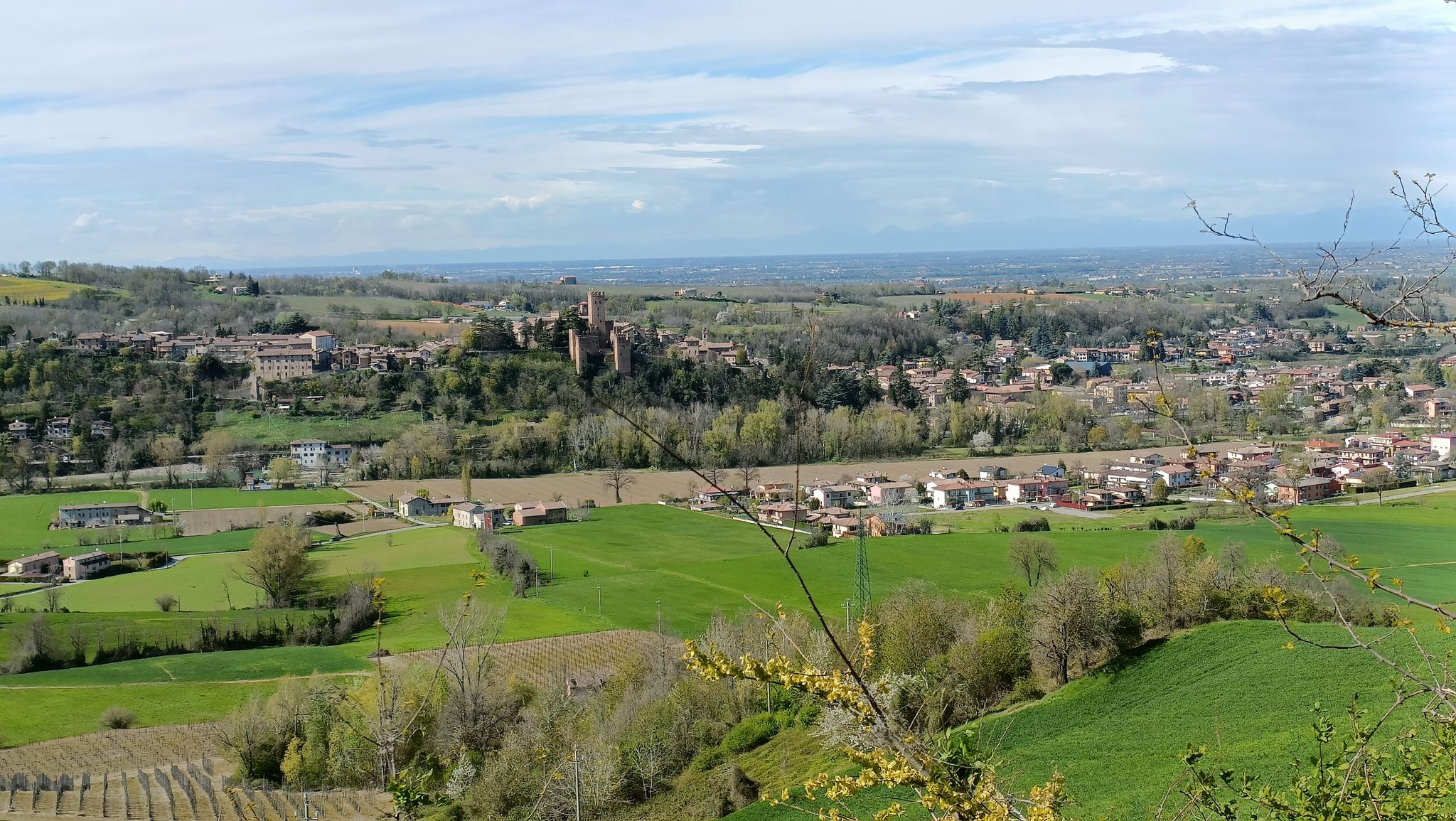 Bella vista su Castell'Arquato