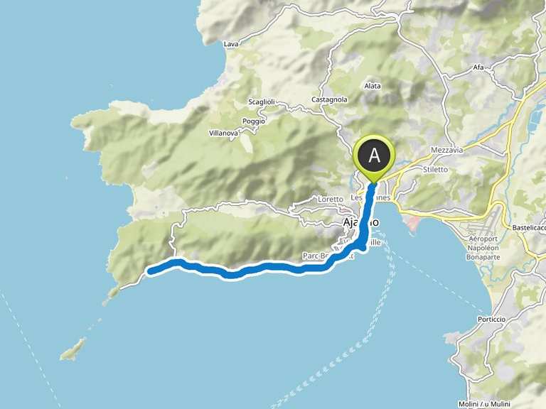 Pointe de la Parata – La route des sanguinaires Circuit à partir de ...