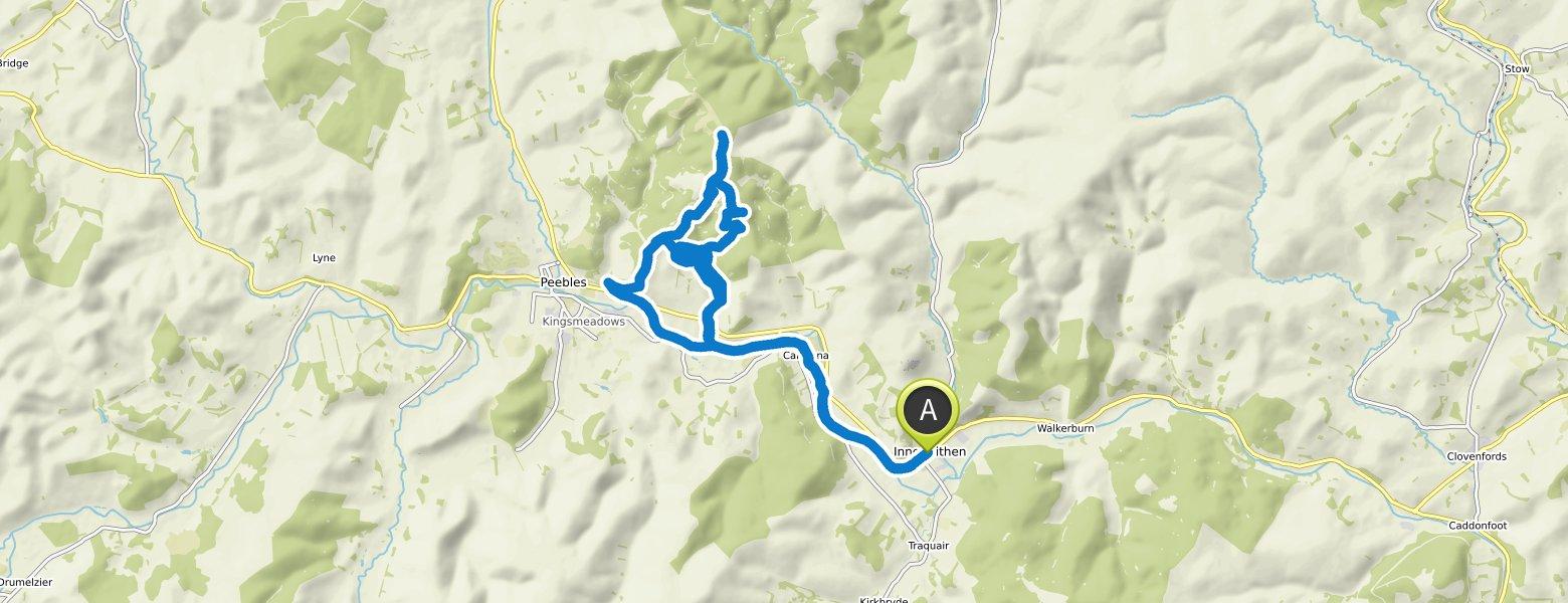 glentress blue route map