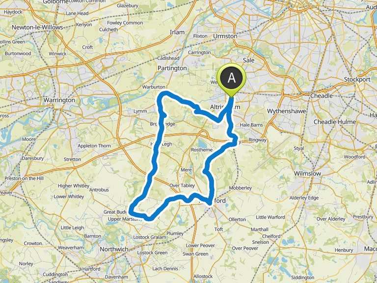 Dunham Massey Park Bollington Mill Bridge Loop from Navigation Road