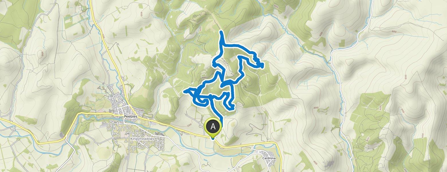 glentress blue route map